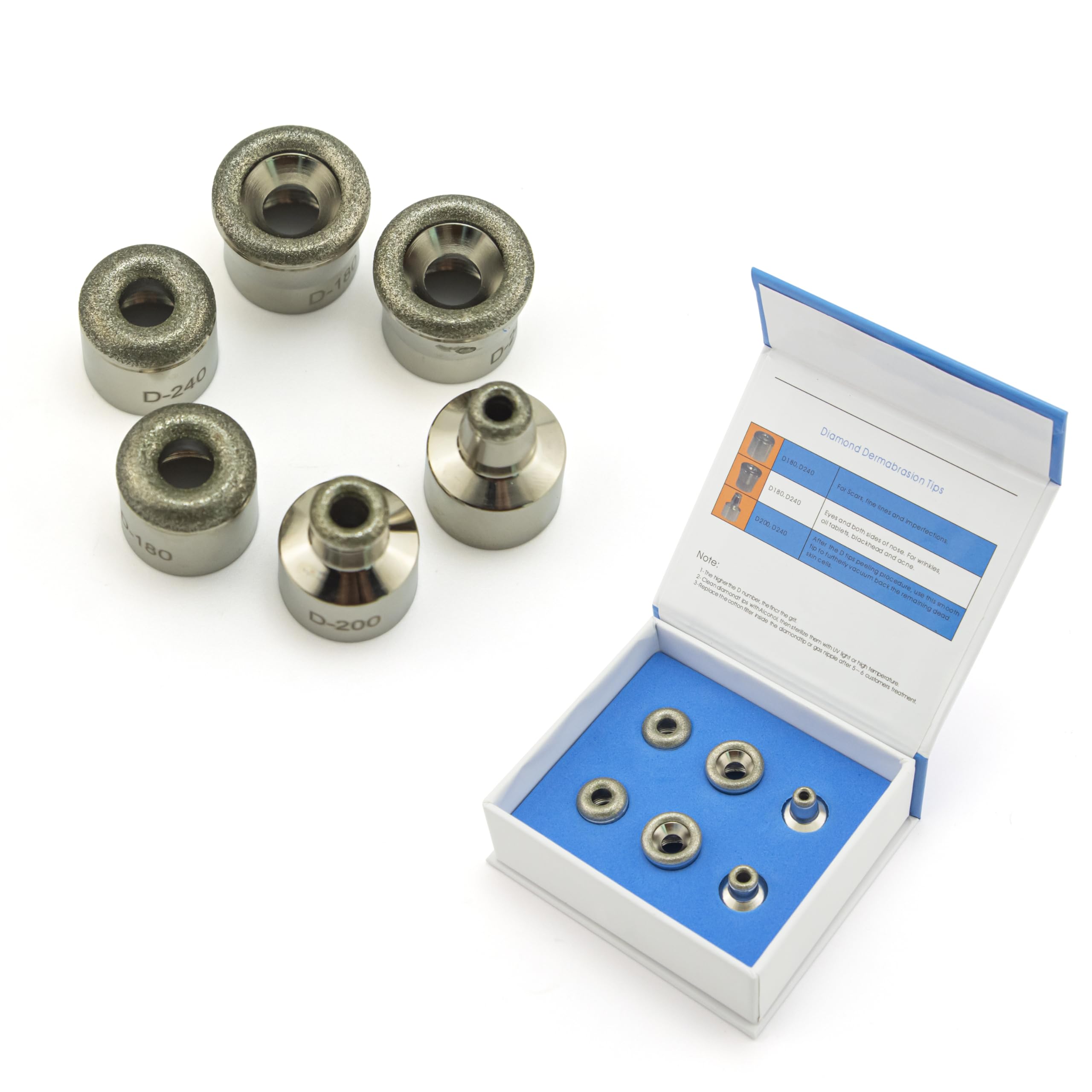 Elitzia Beauty Tools Skin Care Diamond Dermabrasion Replacements 6 Tips ETTP03