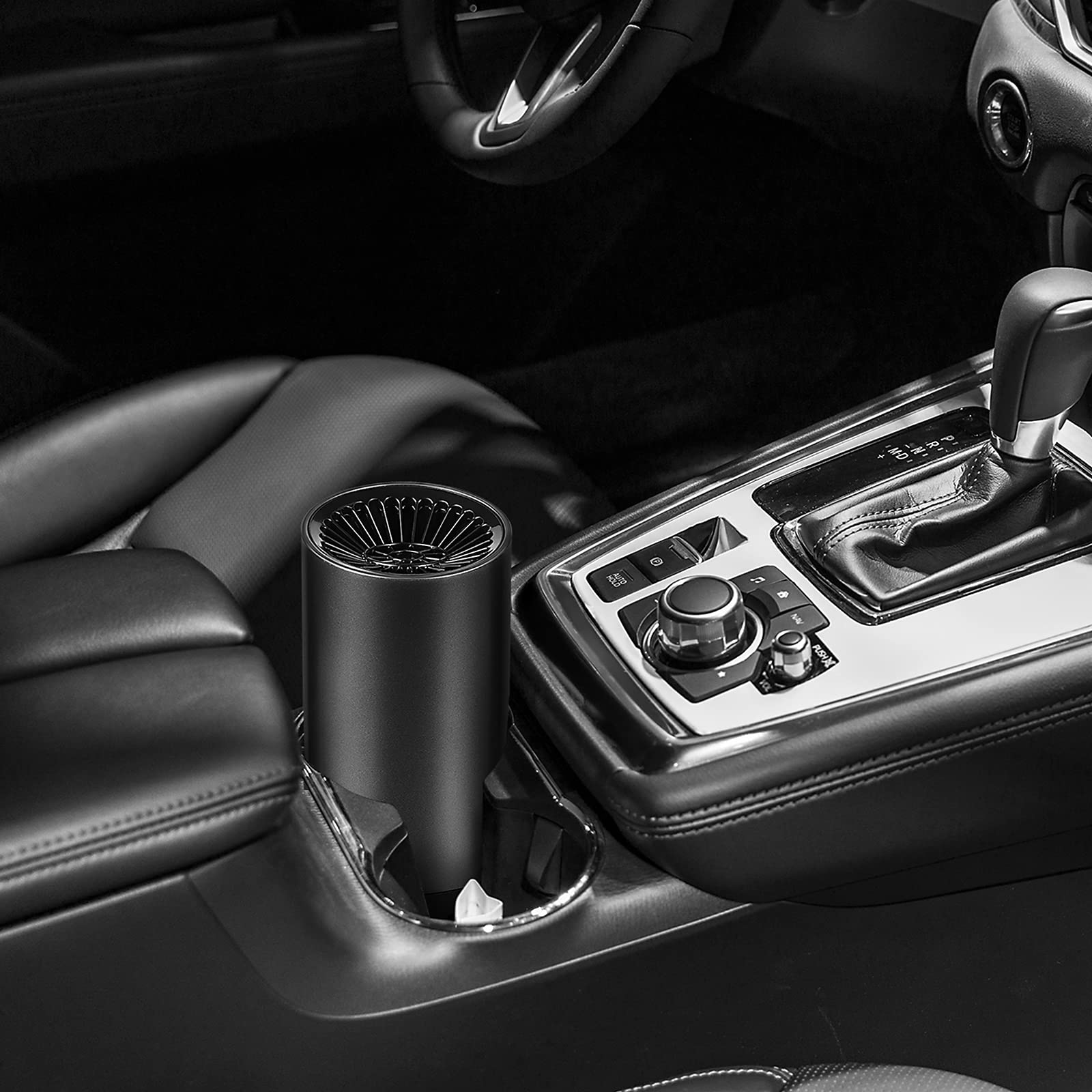 Homoyoyo 12-V-Autoheizgebläse/Kühlgebläse Autoheizgebläse 2-In-1-Auto-Entfroster Schnelles Aufheizen Elektrisches Autoheizgebläse mit Halterung Tragbarer