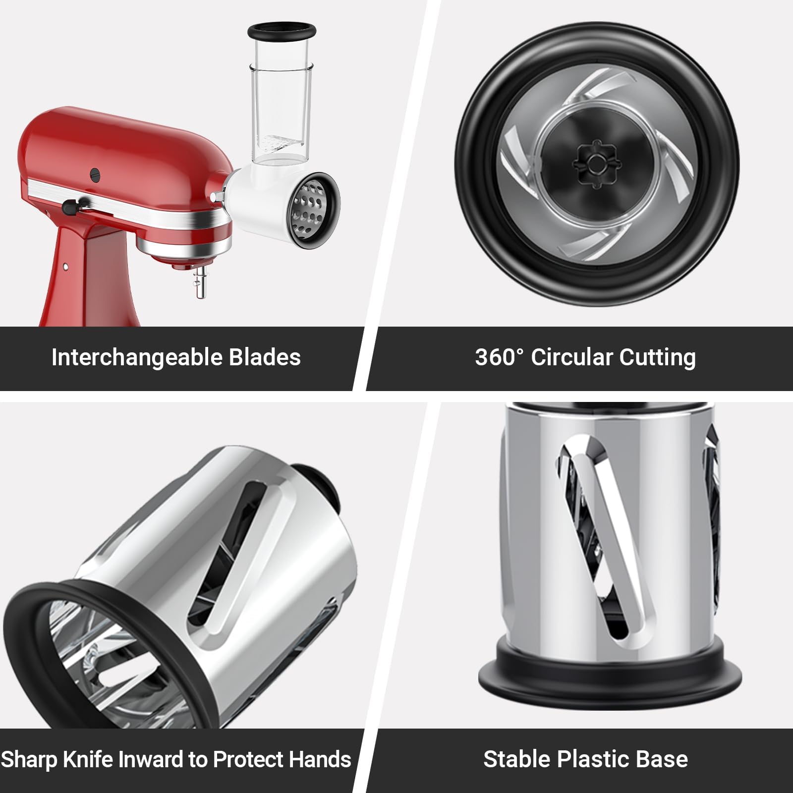 Amazon | KitchenAidスタンドミキサー用スライサーシュレッダー