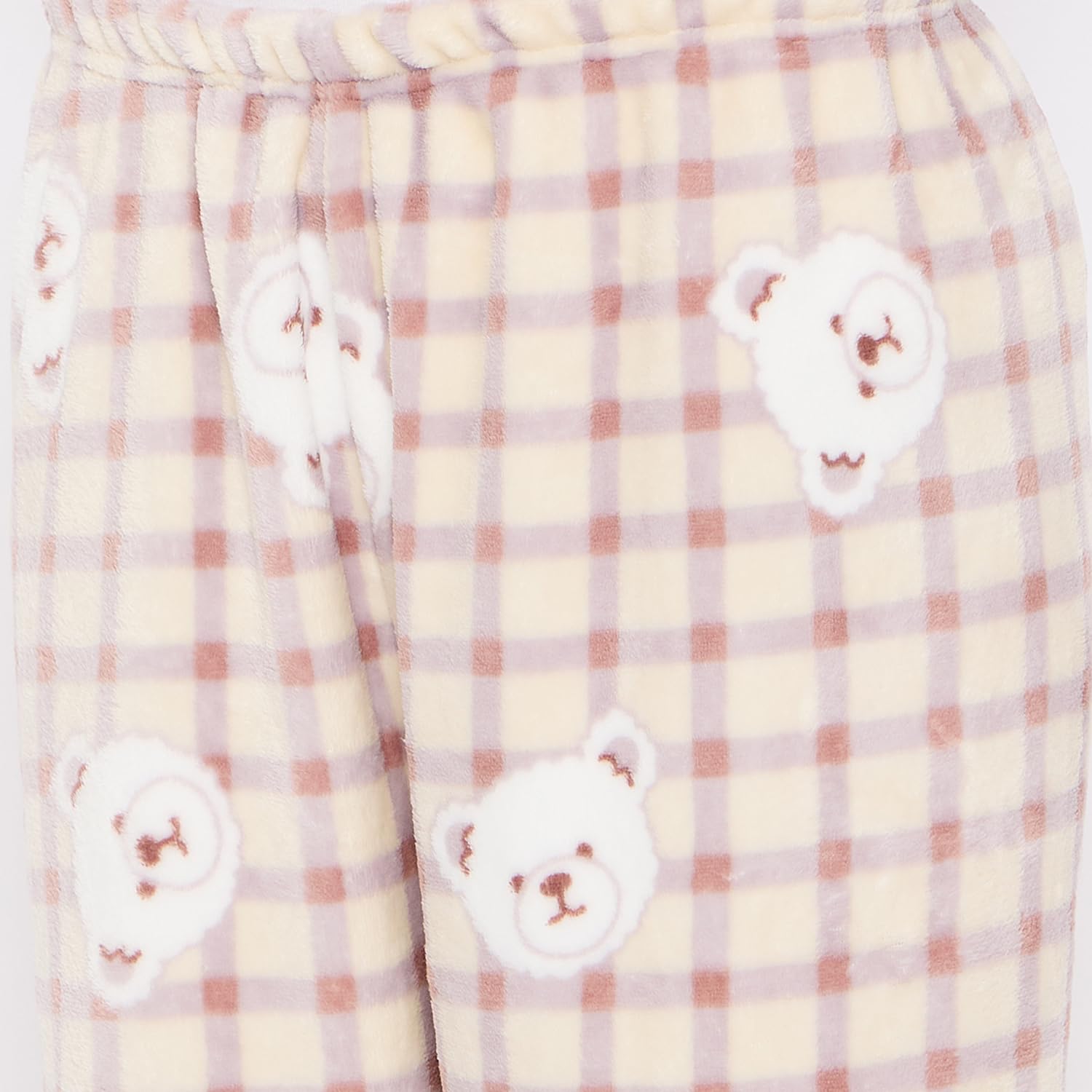 CAMEY Women's Winter Soft & Warm Printed Lower | Pyjama (Cream, XXL) - Image 6 thumbnail