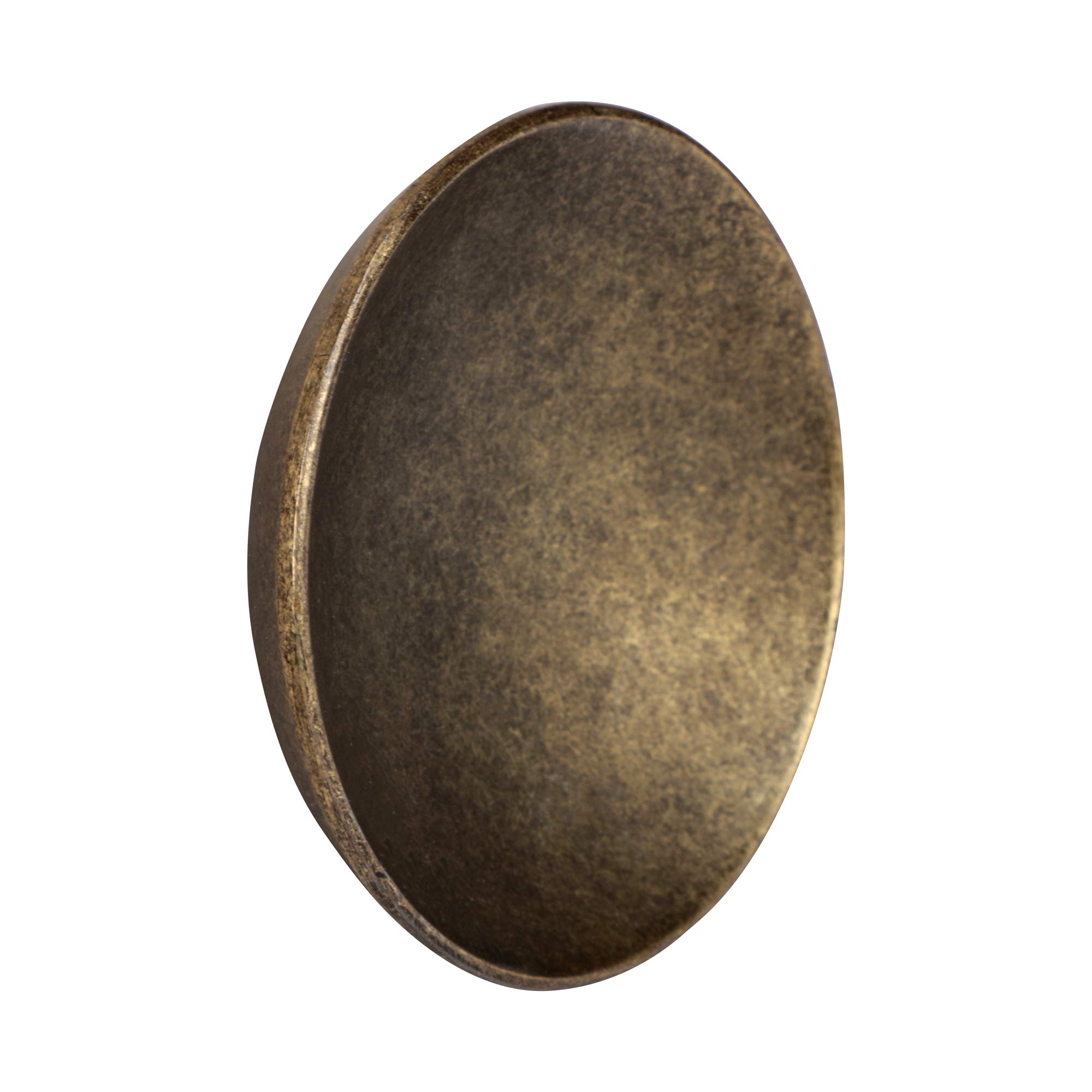 e-Hardware Depot: Decorative, Metal, Round Shape Knob for Drawers and Cabinet (4 cm Diameter, Antique)