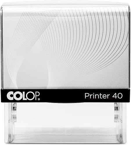 Miniatura 4 de COLOP - Sello de firma personalizado autoentintado de gran tamaño, elige entre 15 colores de tinta