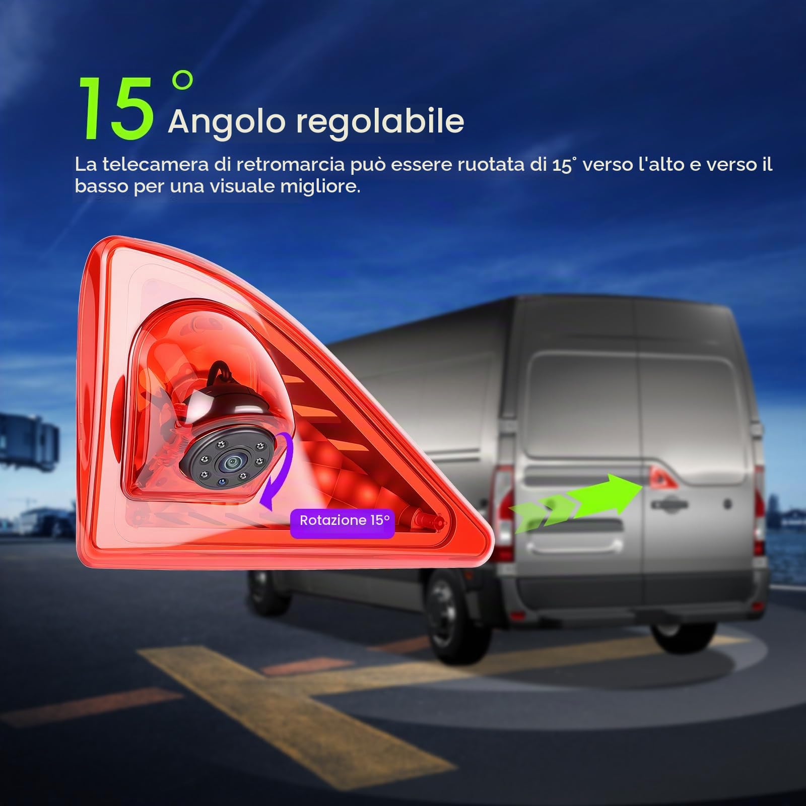 Inefala Telecamera Retromarcia per Renault Master 2010-2016