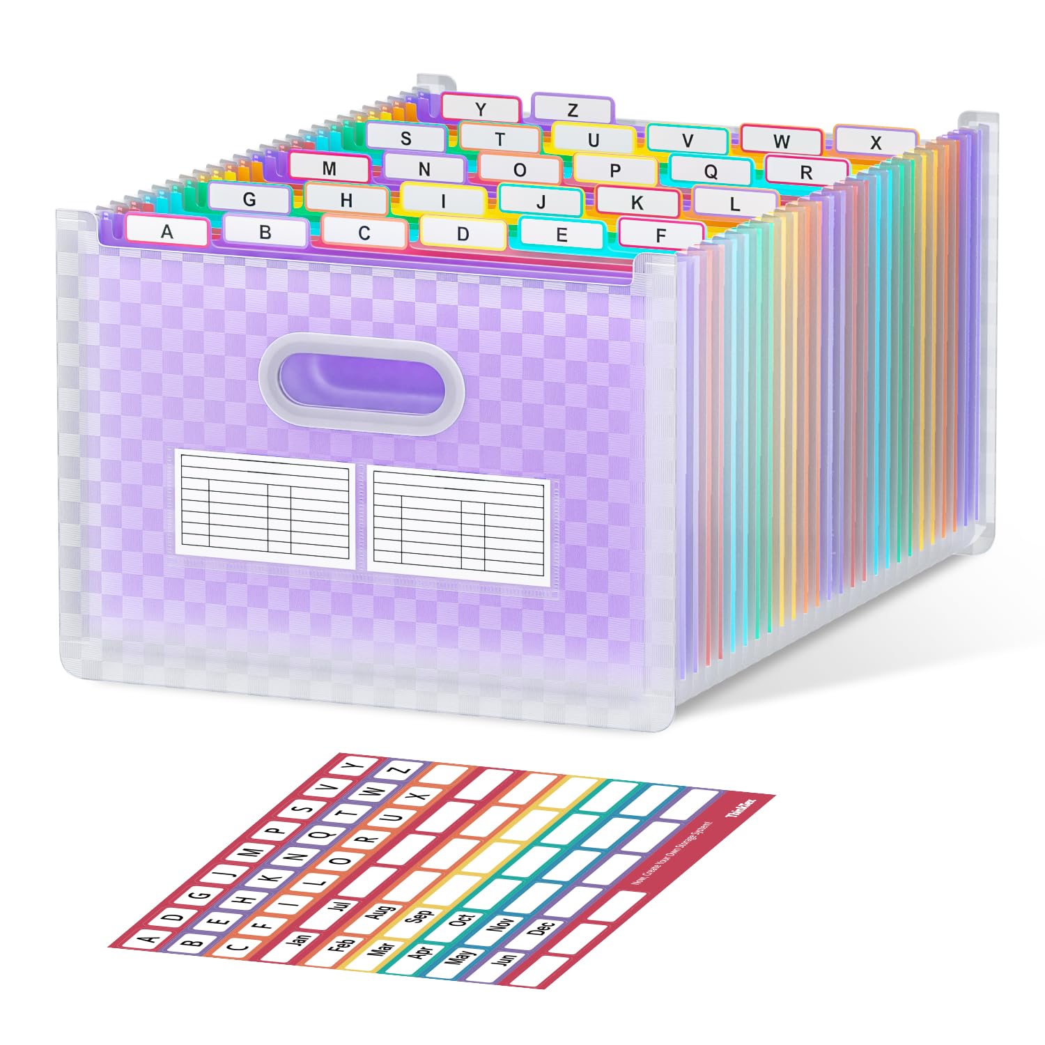 Amazon.com : ThinkTex 26-Pocket Accordion File Organizer, Upright