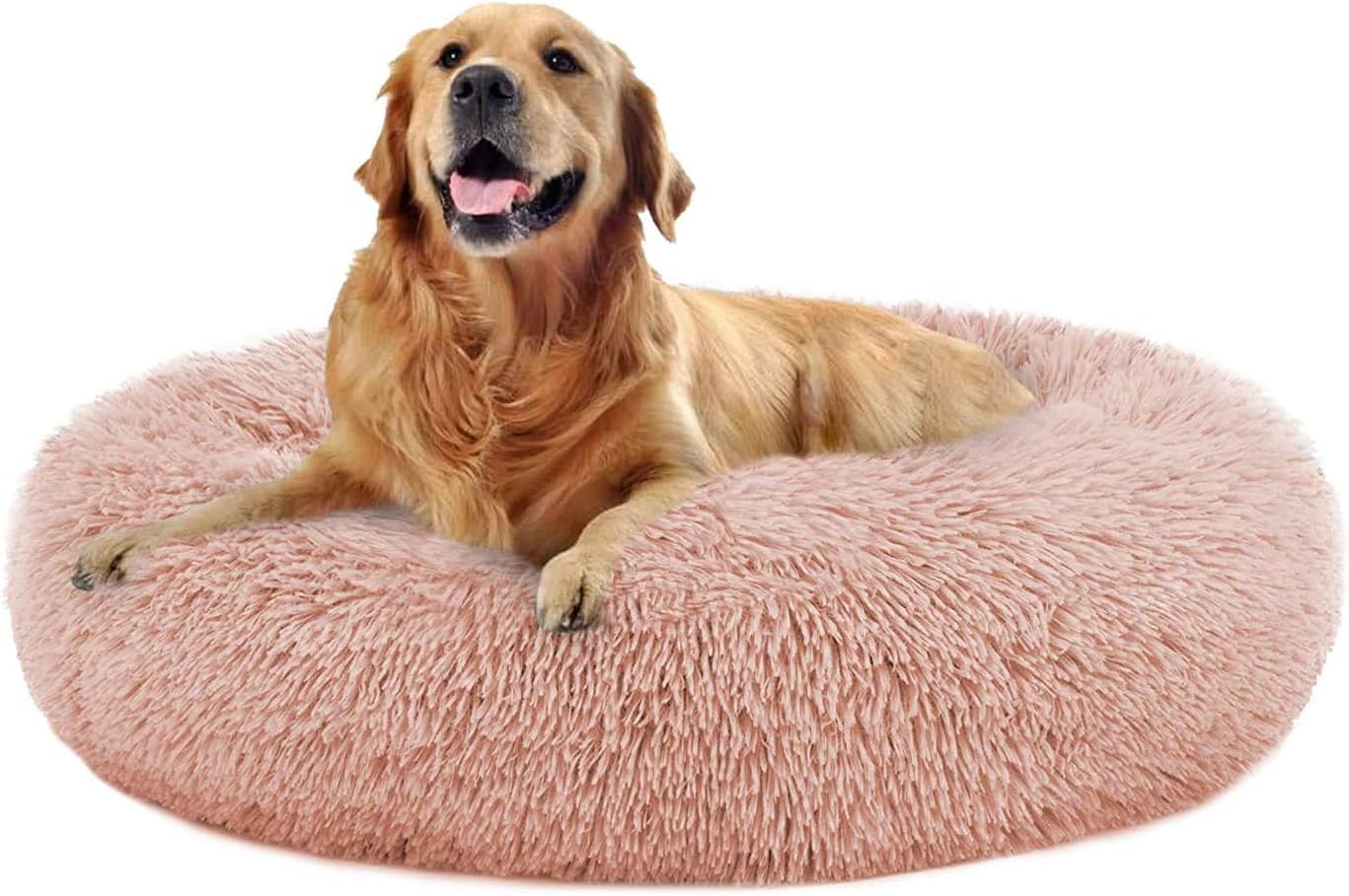 plush dog beds large