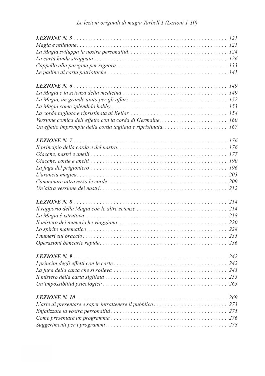 Le lezioni originali di magia Tarbell. Lezioni 1-10 (Vol. 1)