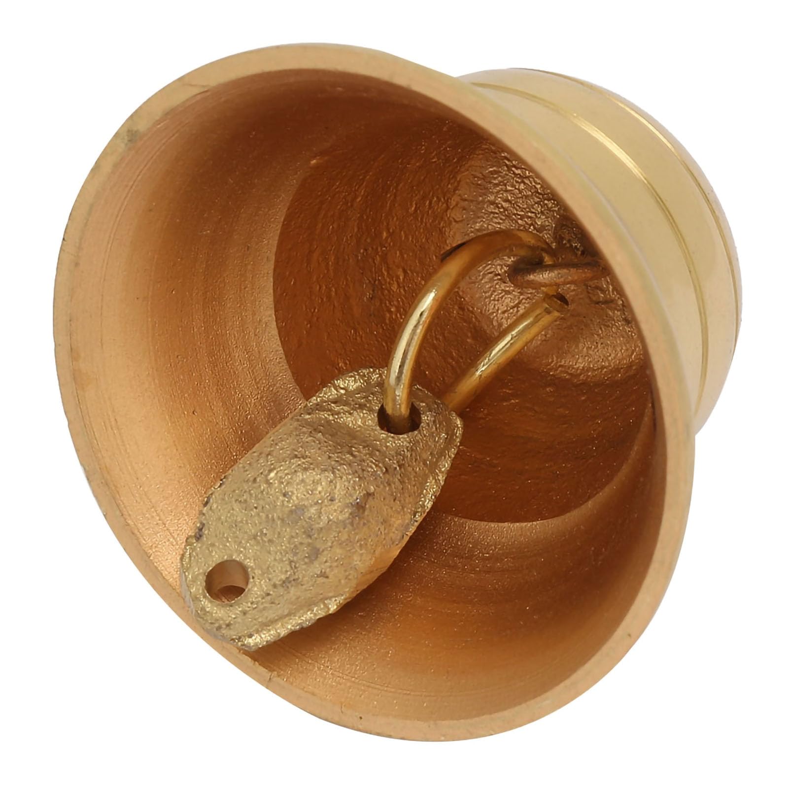 Kupfer-Feng-Shui-Glocke, antikes Messing, hängende Schiffsglocke, Glücksschutz-Glocke, buddhistisches Zubehör für Auto, hängende Rasseln, Heimdekoration