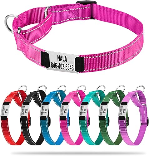 Miniatura 2 de Collar de perro Martingala personalizado, collares de perro Martingala reflectantes, collares de perro Martingala de entrenamiento personalizados