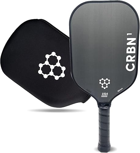 Paleta de pickleball CRBN1 y CRBN2 Paleta de pickleball de fibra de carbono con núcleo de polietileno de panal Equilibrio perfecto de potencia y