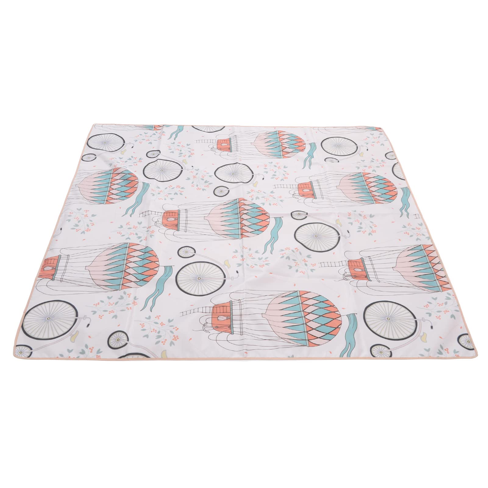 Alfombrilla para trona antideslizante impermeable protector de suelo para bebés lavable 1