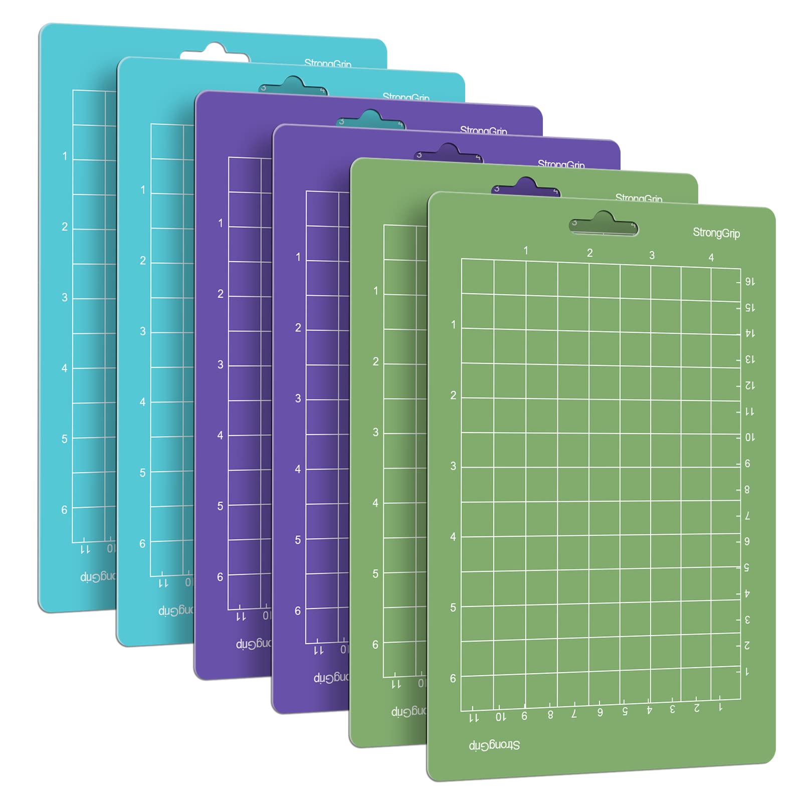 SIMDAO6Pcs Cutting Mat for Cricut Joy 6.5” X4.5” (Standardgrip, Lightgrip, Stronggrip), Non-Slip&Durable Replacement Cutting Mat, Adhesive Sticky Cutting Mats for Cricut Joy Accessories