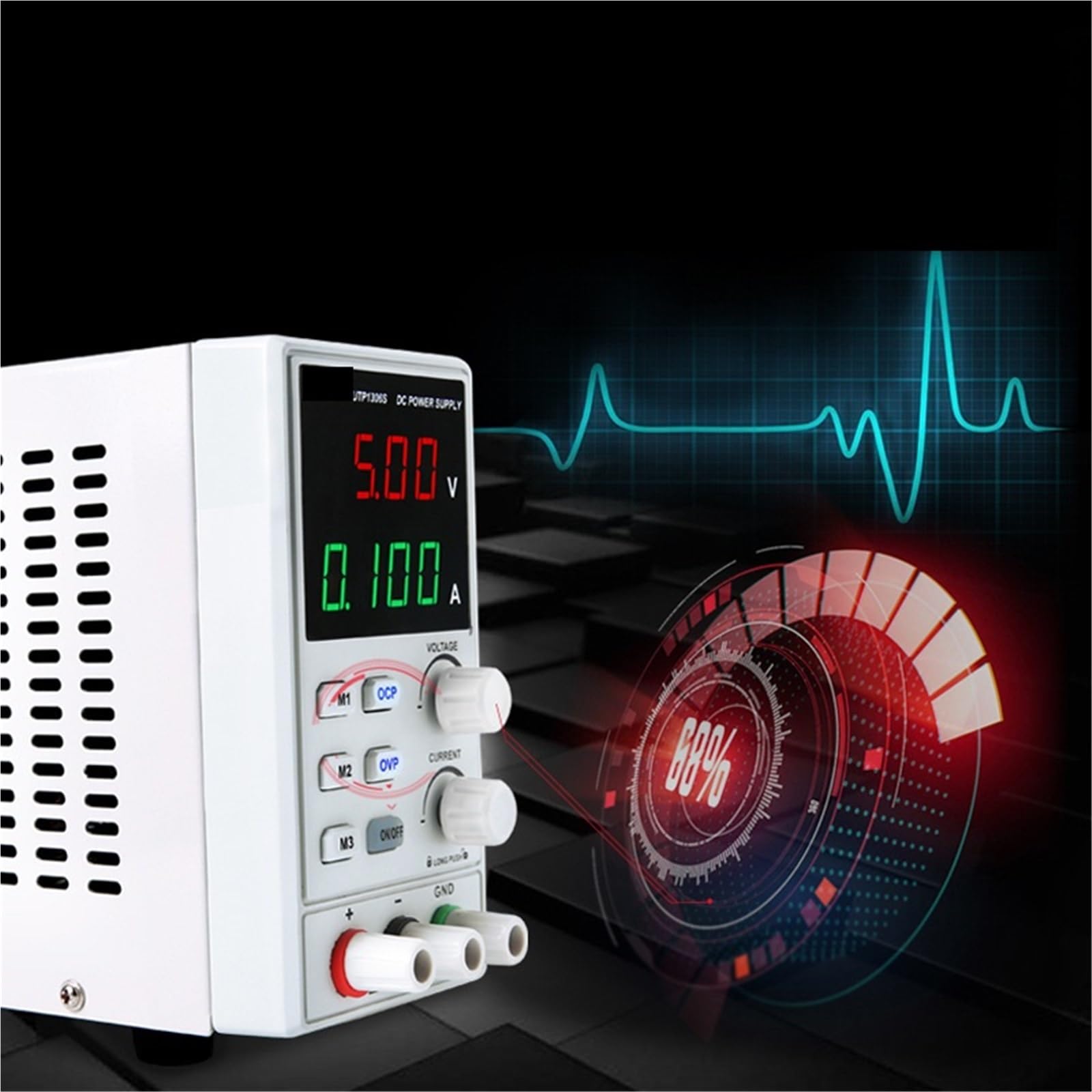 Alimentatore CC variabile, Alimentatore regolato CC ad alta precisione, alimentatore switching regolabile for la riparazione di telefoni cellulari(UTP1306S)