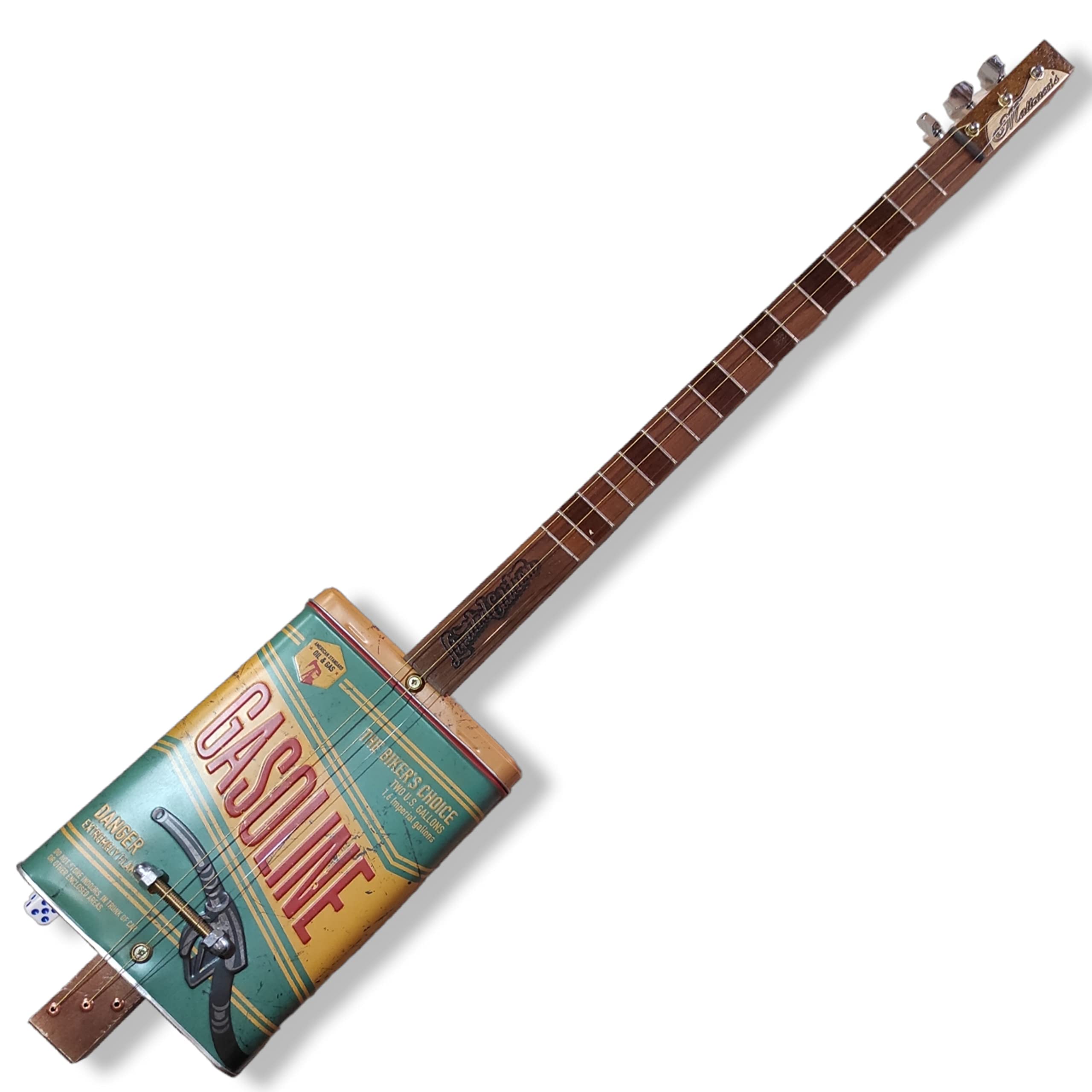 Matteacci's Oil Cigar Box Guitar 3tpv