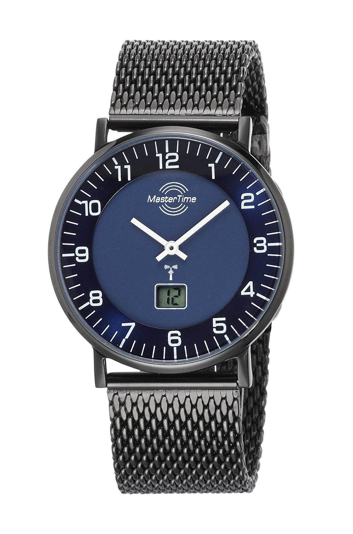 Master Time Funk Quarz Herren Uhr Analog-Digital mit Edelstahl Armband MTGS-10559-32M
