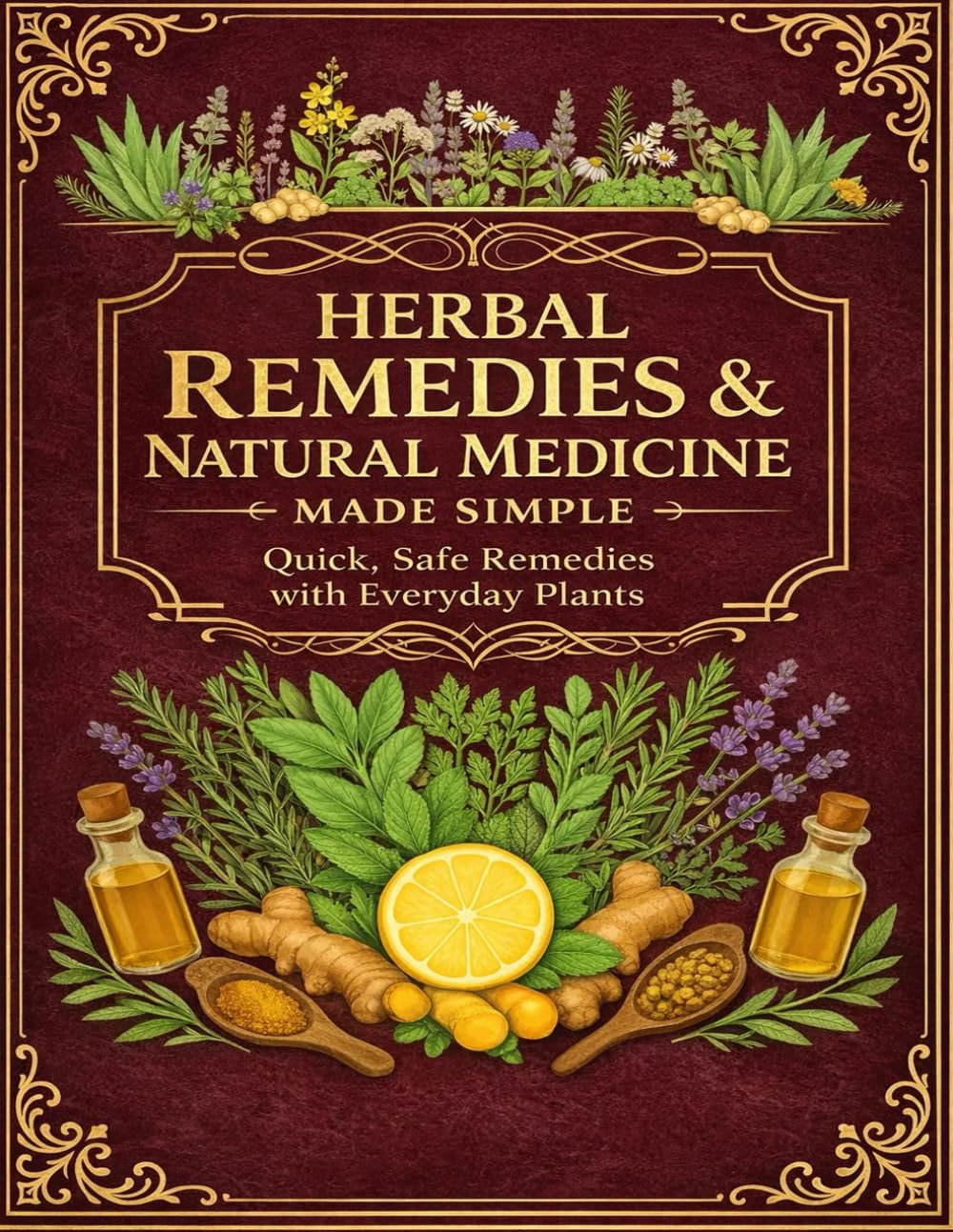 Herbal Remedies & Natural Medicine Made Simple; Quick, Safe Remedies with Everyday Plants