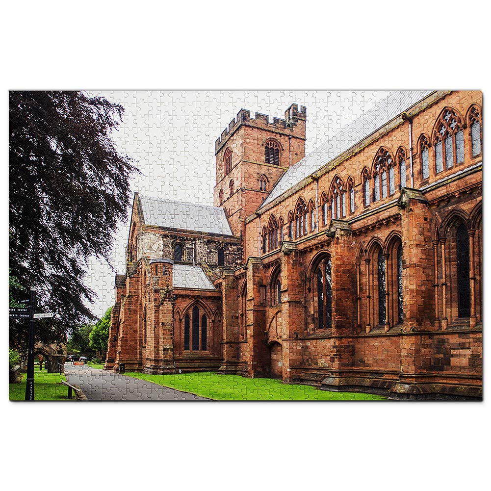 UK England Carlisle Cathedral Jigsaw Puzzle for Adults 1000 Piece PaperyTravel Gift Souvenir 38x52CM