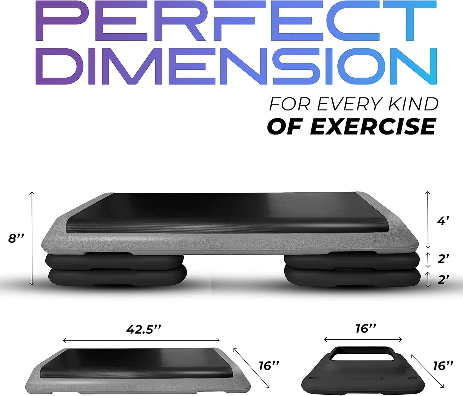 Buy Yes4All Aerobic Exercise Workout Step Platform Health Club Size