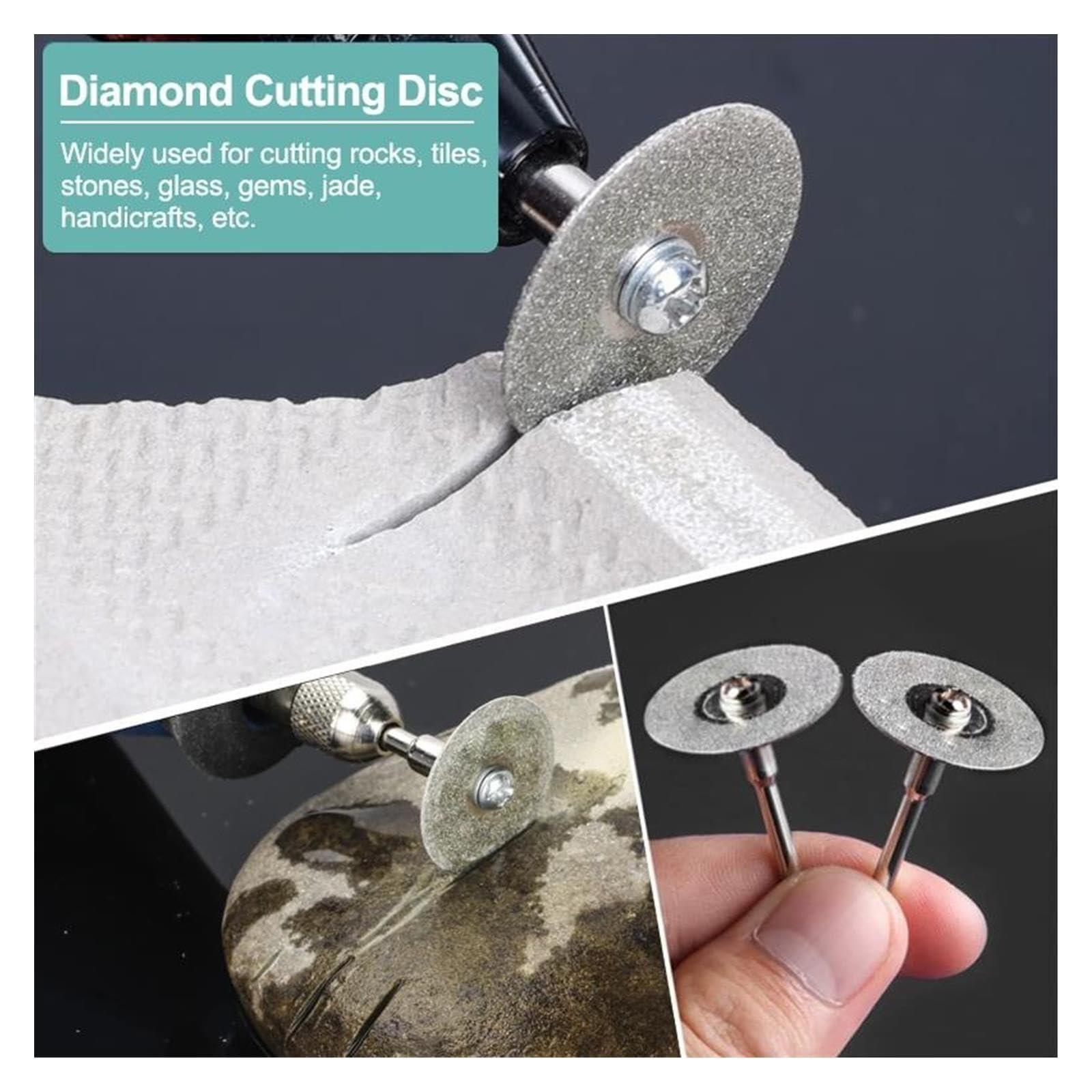 Mini Discos De Corte De Diamante De 5 Piezas Con Mango