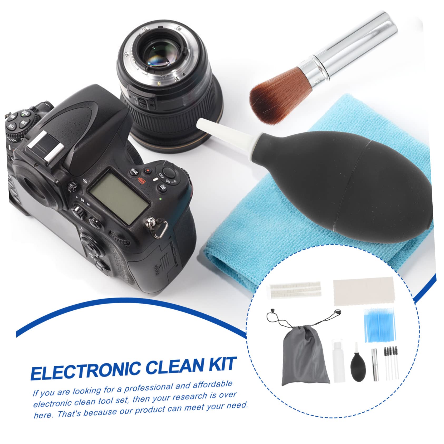 DOITOOL 1Set Device Cleaning Kit for Tablets Smartphones and Headphones Includes Air Blower Cleaning Brush and Dust Removal Gel Multipurpose Device Clean