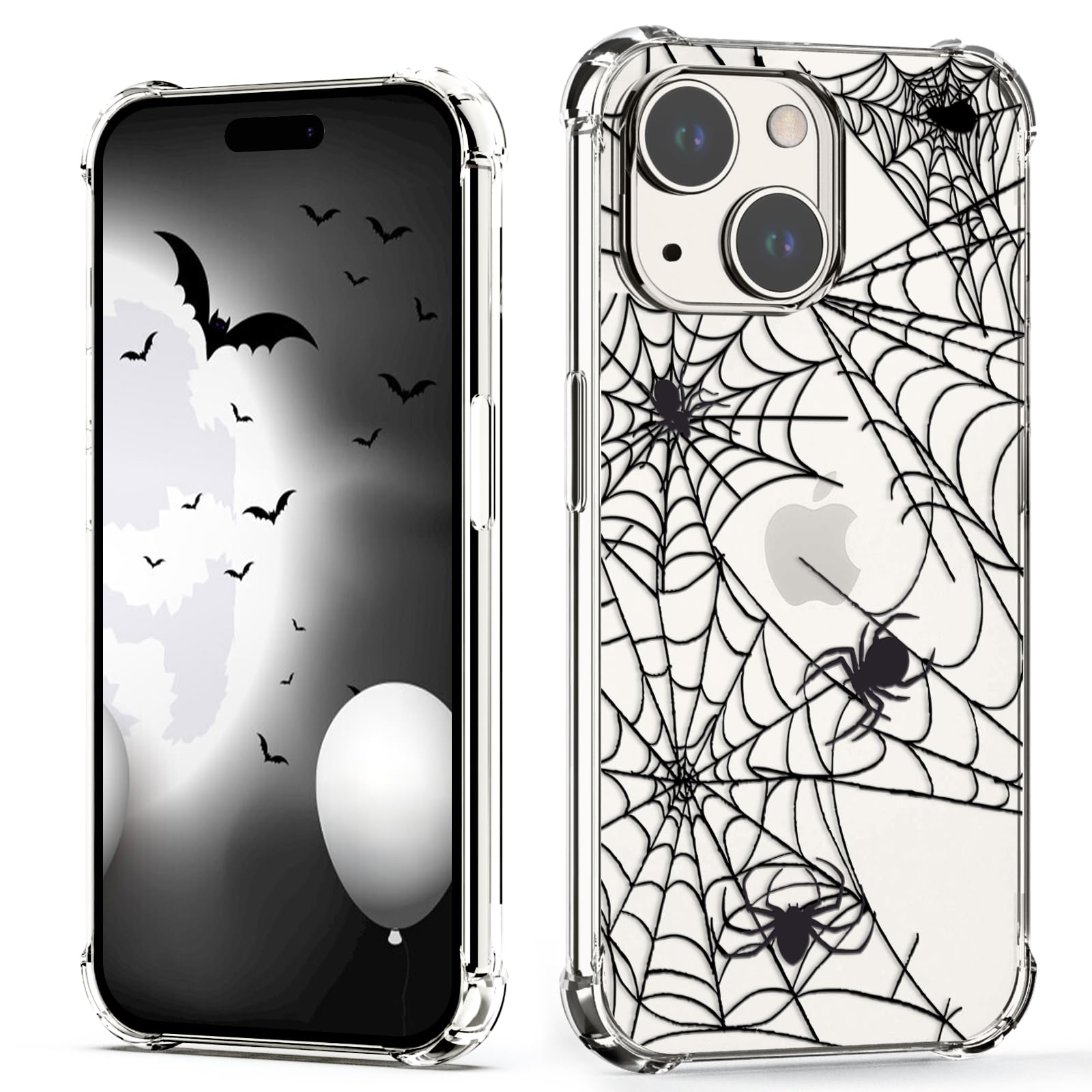 Coque de protection iPhone 14 Plus Halloween transparente en TPU - 8