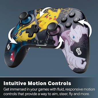 PowerA Advantage Wireless Controller for Nintendo Switch 2 - Pokémon: Mega Evolutions, Officially Licensed, Hall Effects, Mappable Buttons, Pro Controller, C Button, Motion Controls