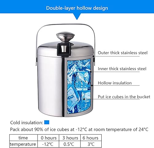 Miniatura 3 de Contenedor de refrigeración para cocina al aire libre, enfriador de bebidas de acero inoxidable con tapa extraíble, cocina al aire libre para