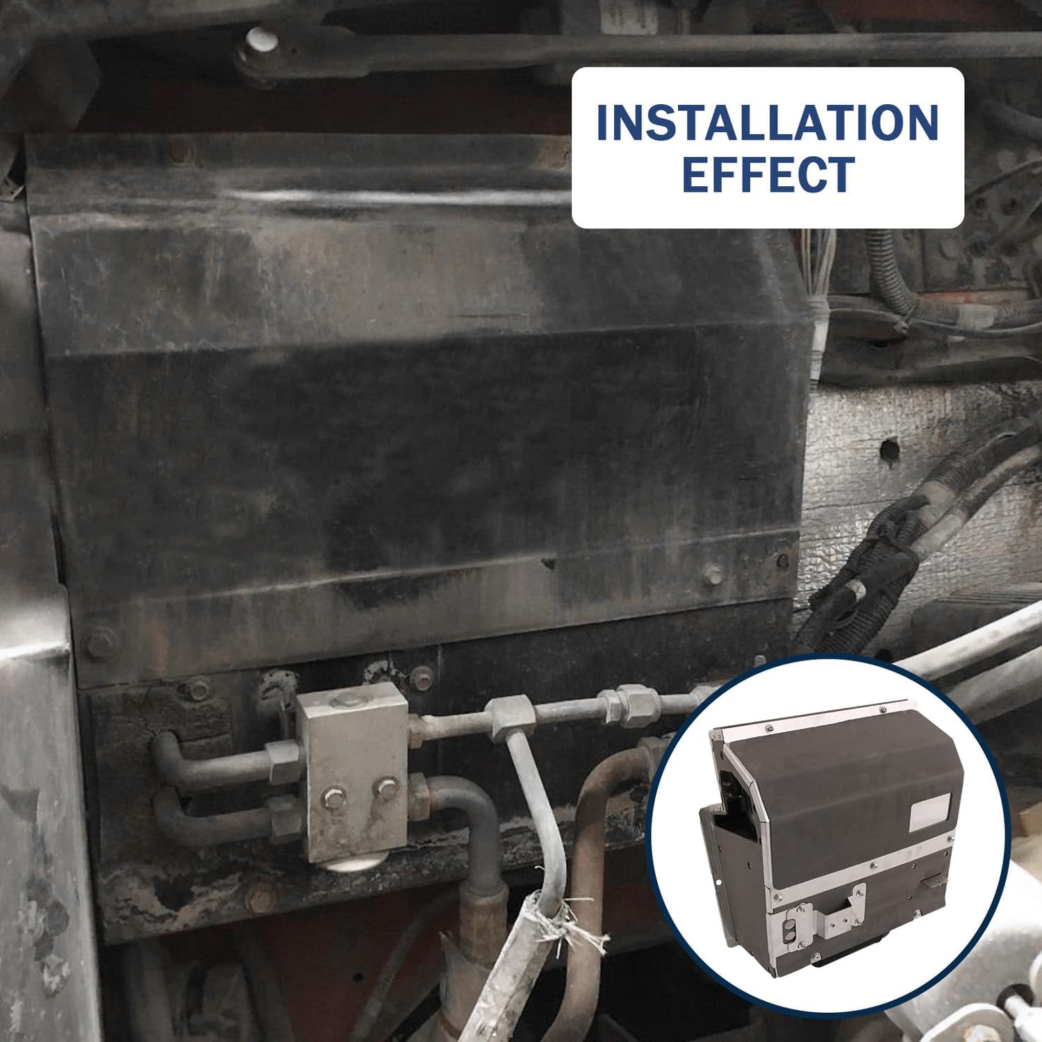 Stainless Heater Box Assembly Compatible with the Kenworth T600, T660, T800, W900- HVAC Box Includes All Parts