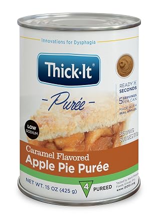 Thick-It Purees Caramel Flavored Apple Pie, 15 oz Can Pack of 1, Single