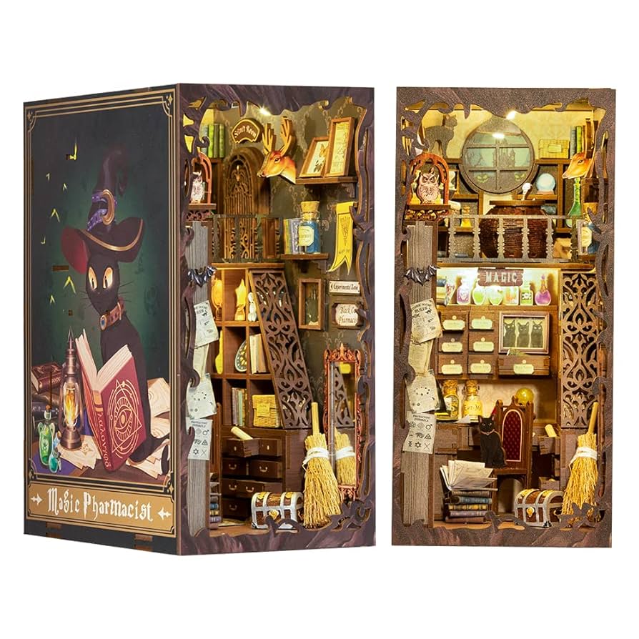 Amazon | CuteBee-ブックヌック キット DIY 立体パズル 木製