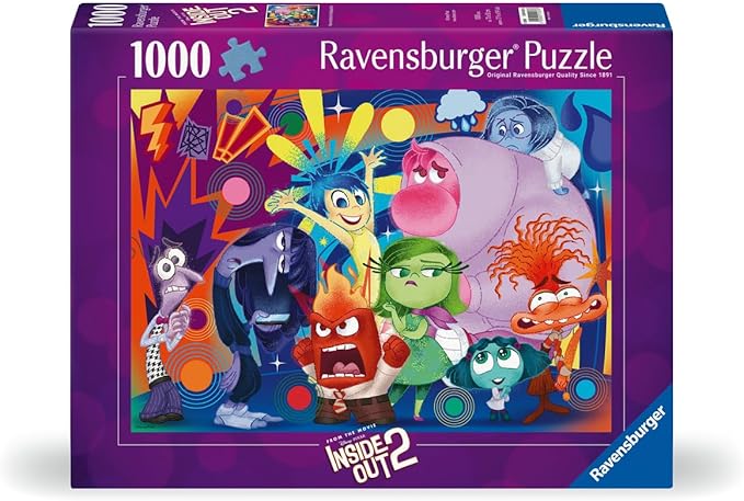 puzzle 100 pezzi con i personaggi di Inside Out 2