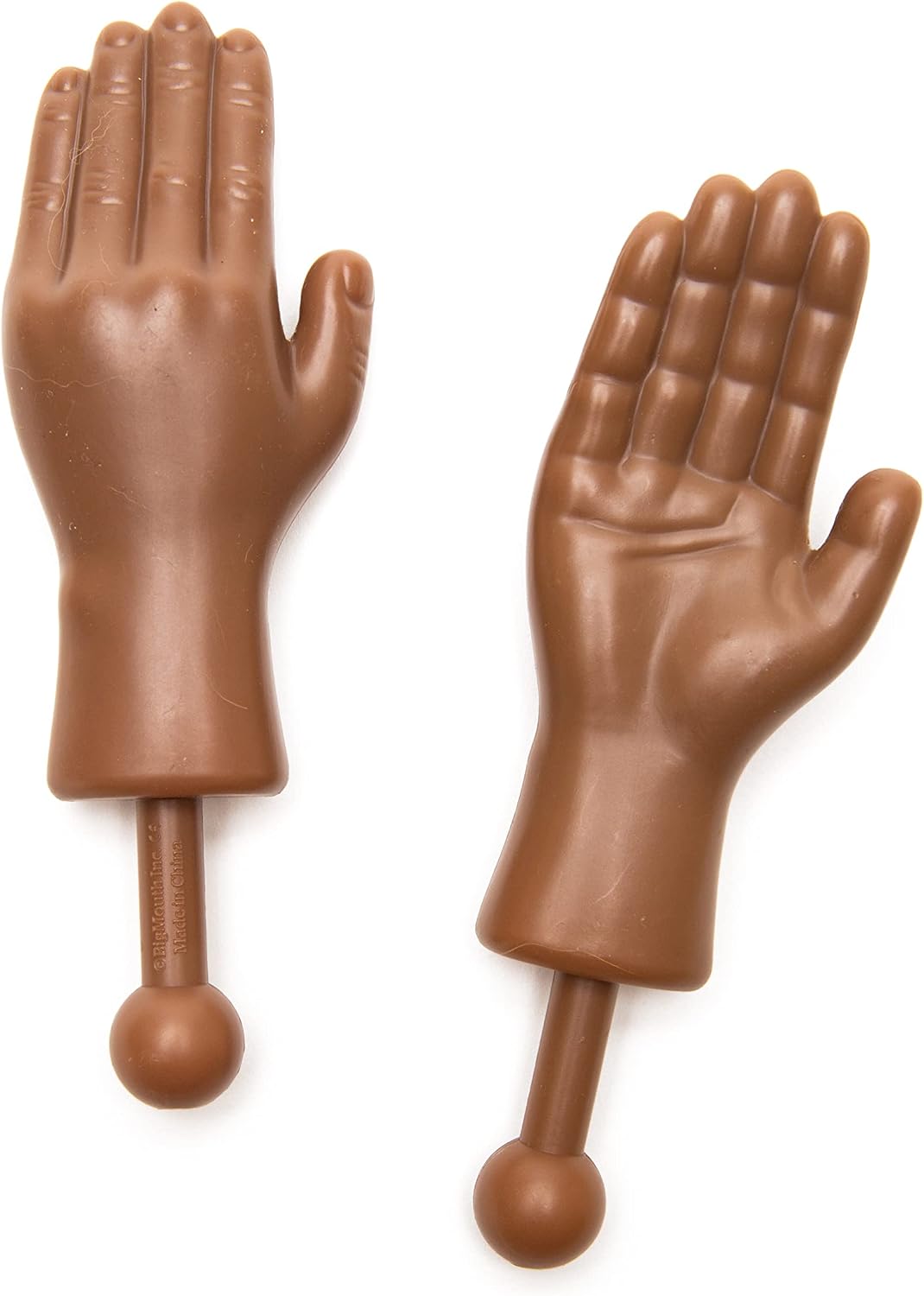 BigMouth Darker Color Tiny Hands, Brown, Small