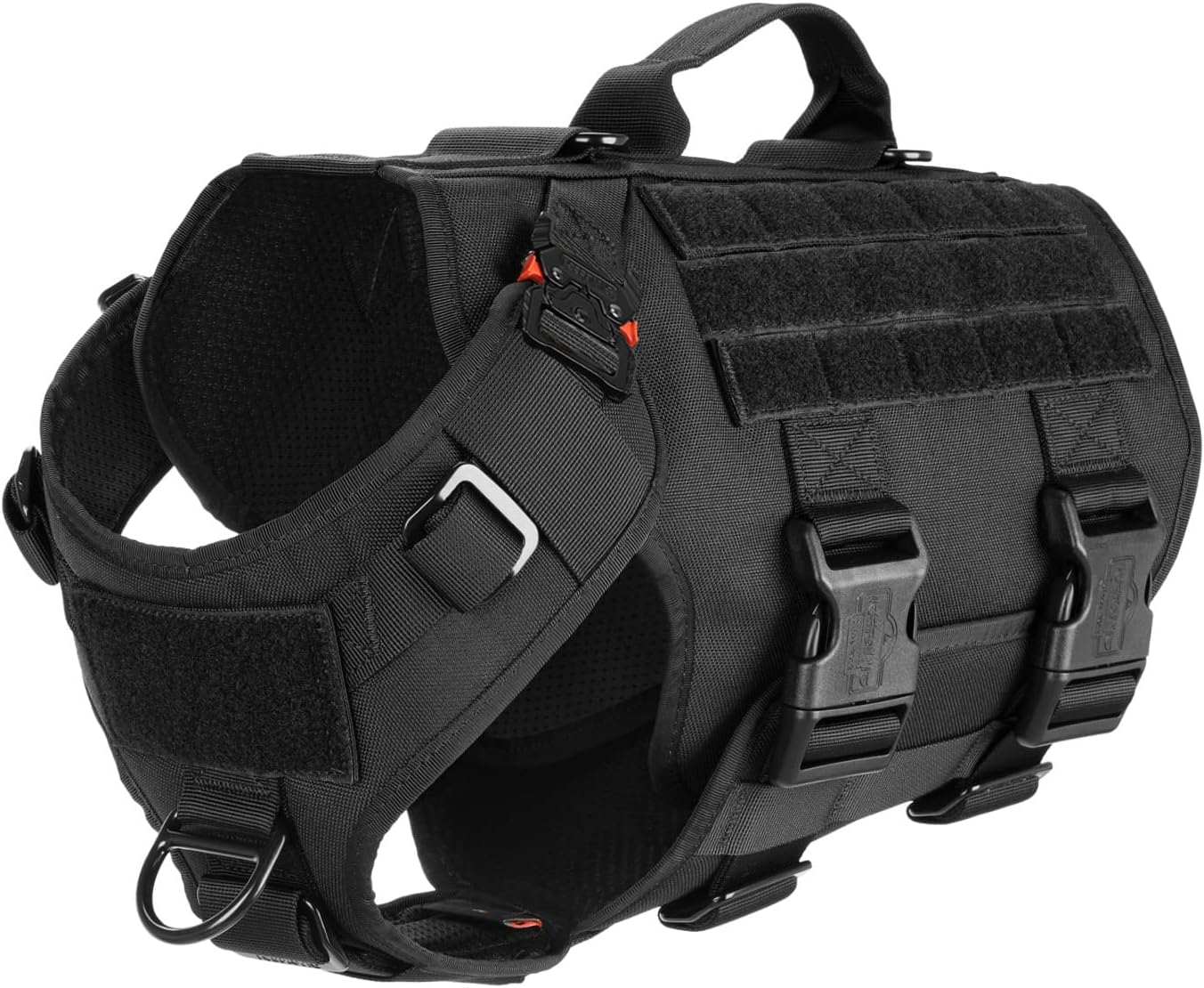 ICEFANG Tactical Dog Operation Harness with 6X Buckle,Dog