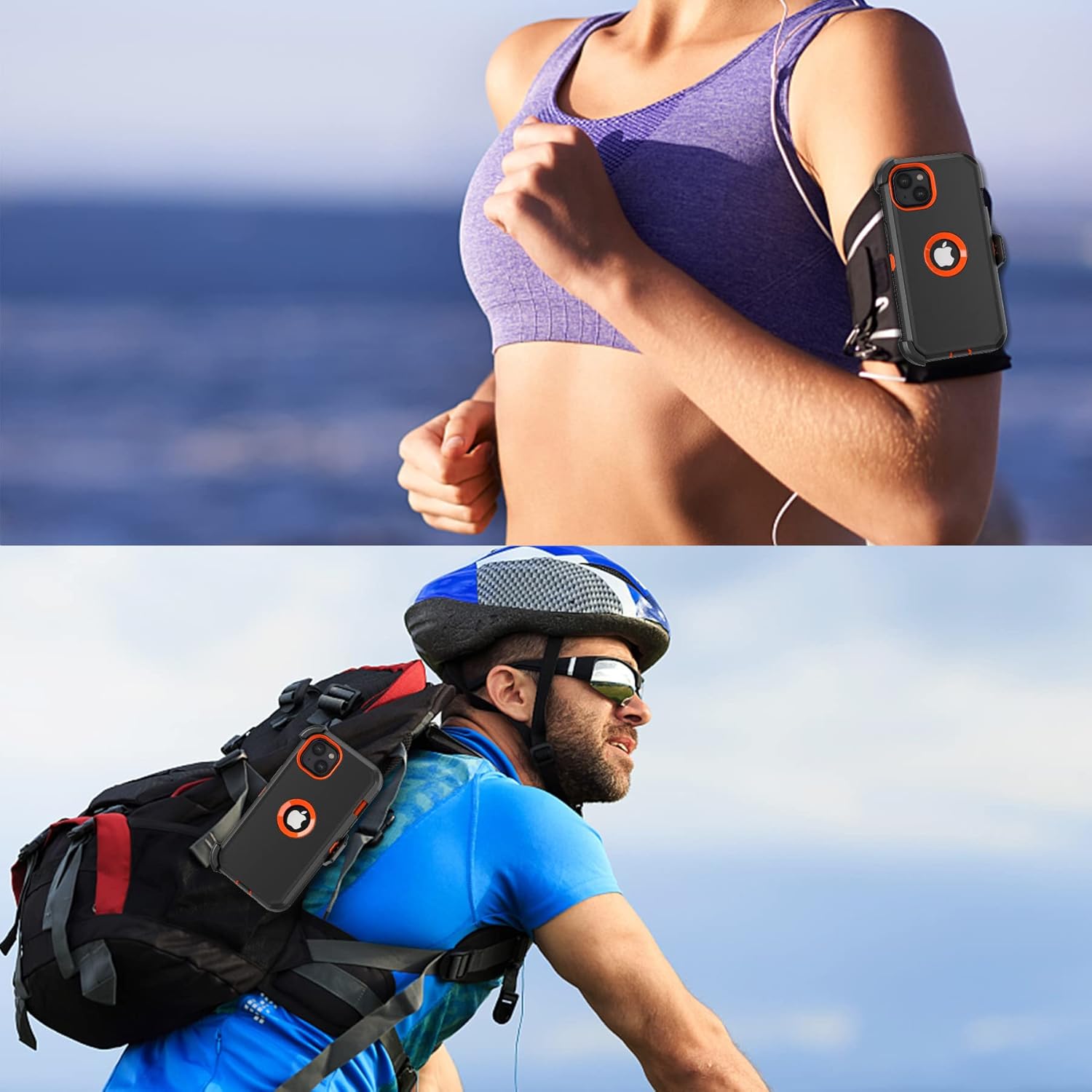 Phone Case for iPhone 13 Pro Max Phone, Heavy Duty Hard Shockproof Armor Protector Case Cover with Belt Clip Holster for Apple iPhone 13 Pro Max 5G 2021 Phone Case (Black) - Image 9