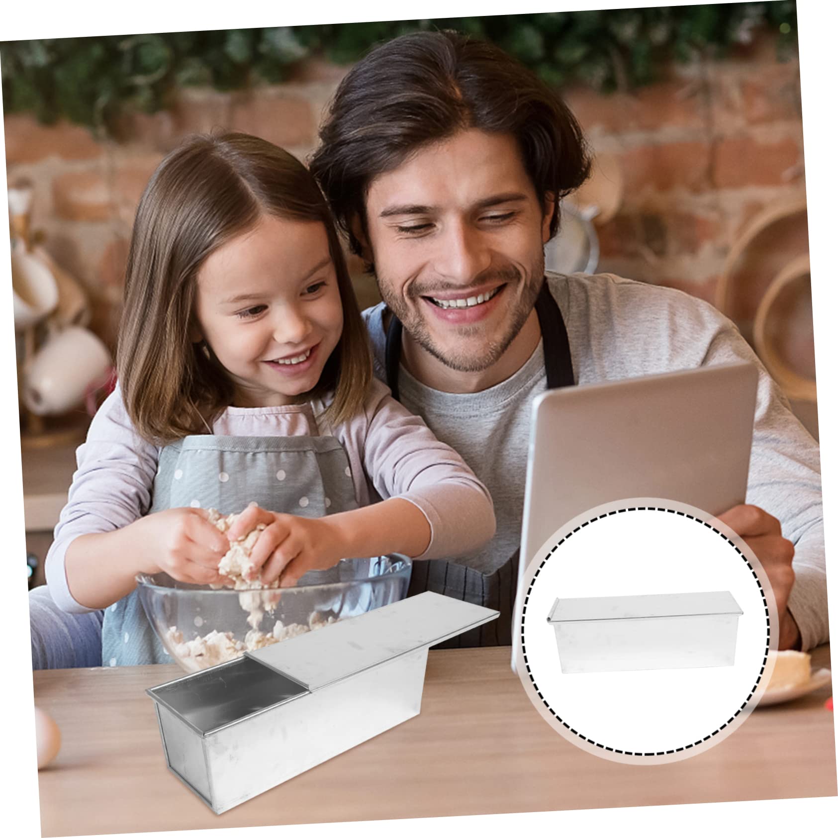 COLLBATH 1stück Toastbackform Mit Deckel Antihaft Toastform Für Brot Und Kuchen Für Zuhause Und Küche Kapazität Aus Hochwertigem Leicht Zu Reinigen