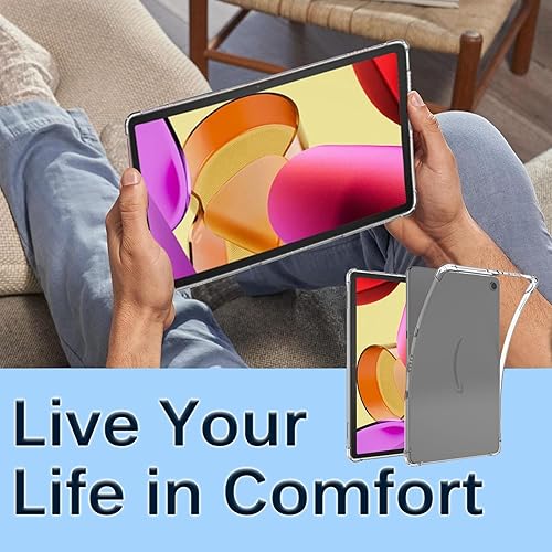 Miniatura 6 de Miimall Funda transparente compatible con Fire Max 11, resistente a los arañazos, a prueba de golpes, resistente a caídas todo incluido, no