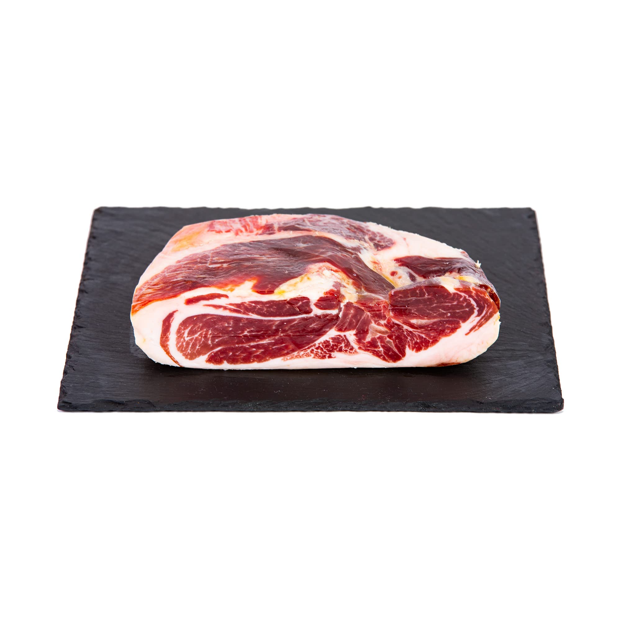 La Finojosa - 1/2 Vorderschinken Iberico, 50% Iberische Rasse - Ohne Knochen - Gewicht von 1,2 bis 1,4 kg - Mindestens 20 Monate Reifezeit Vorderschinken Vakuumverpackt - Intensives Aroma