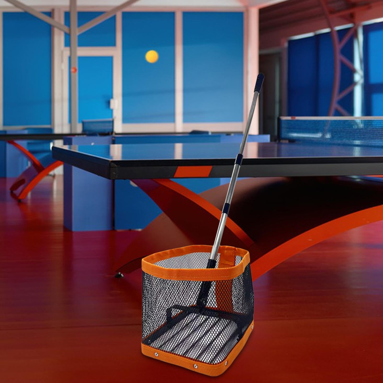 Jaula telescópica para Recoger Pelotas de Pong, Capacidad 200 Pelotas