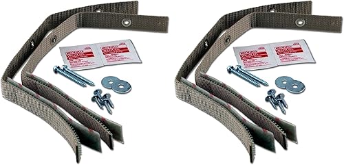 Quakehold! 4163 - Juego de correas para muebles de 15 pulgadas, color beige (paquete de 2)