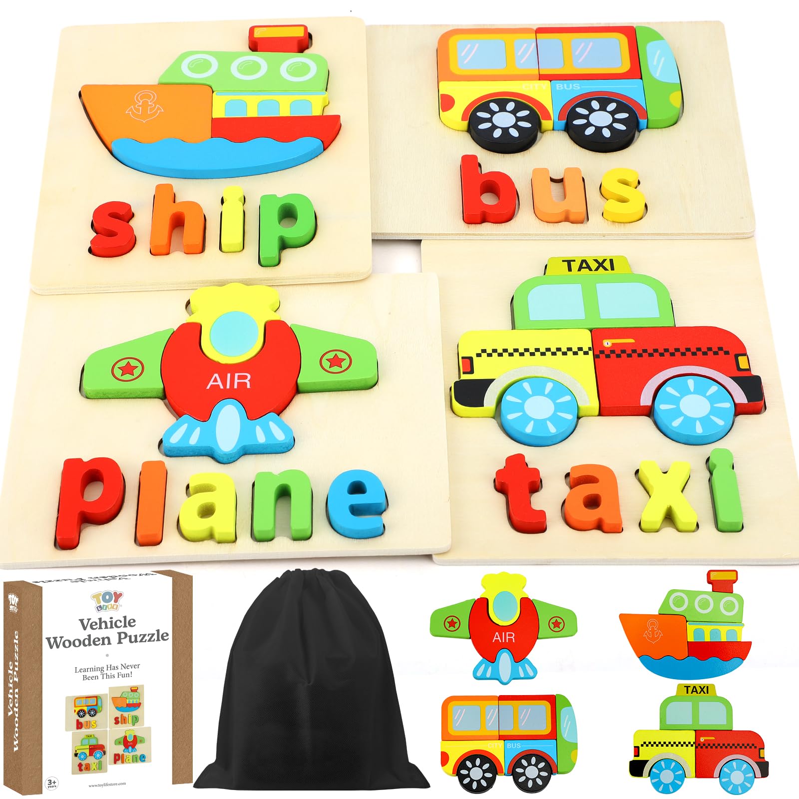 TOY Life Vehicles with Spelling