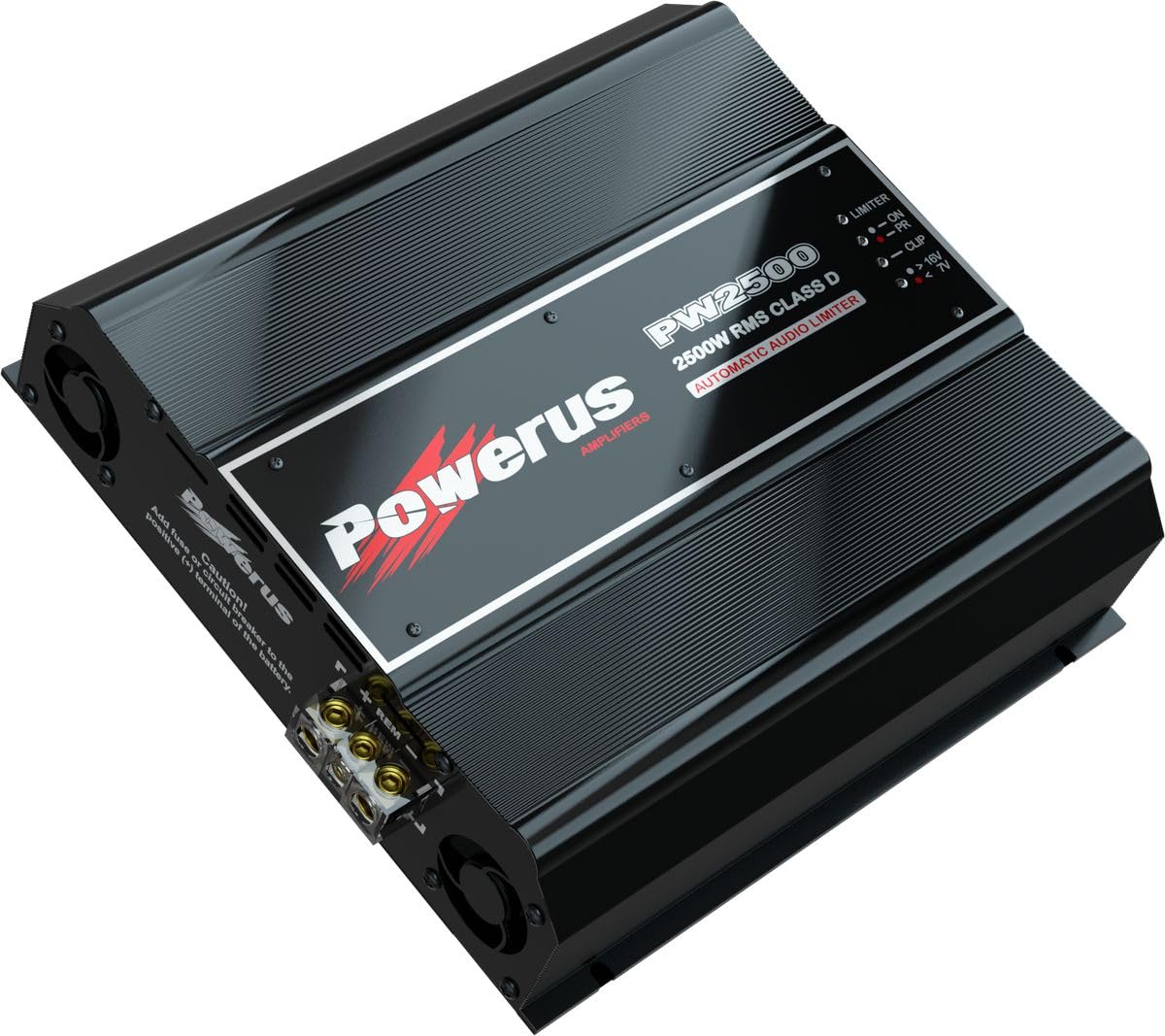Amazon.com: POWERUS2500.2 Car Amplifier Class D 2-Ohm 2500 Watts