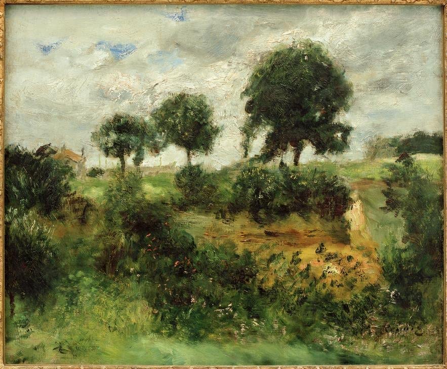 Affiche impression d'art tableau Après La Tempête Renoir image sur toile de 60x90cm