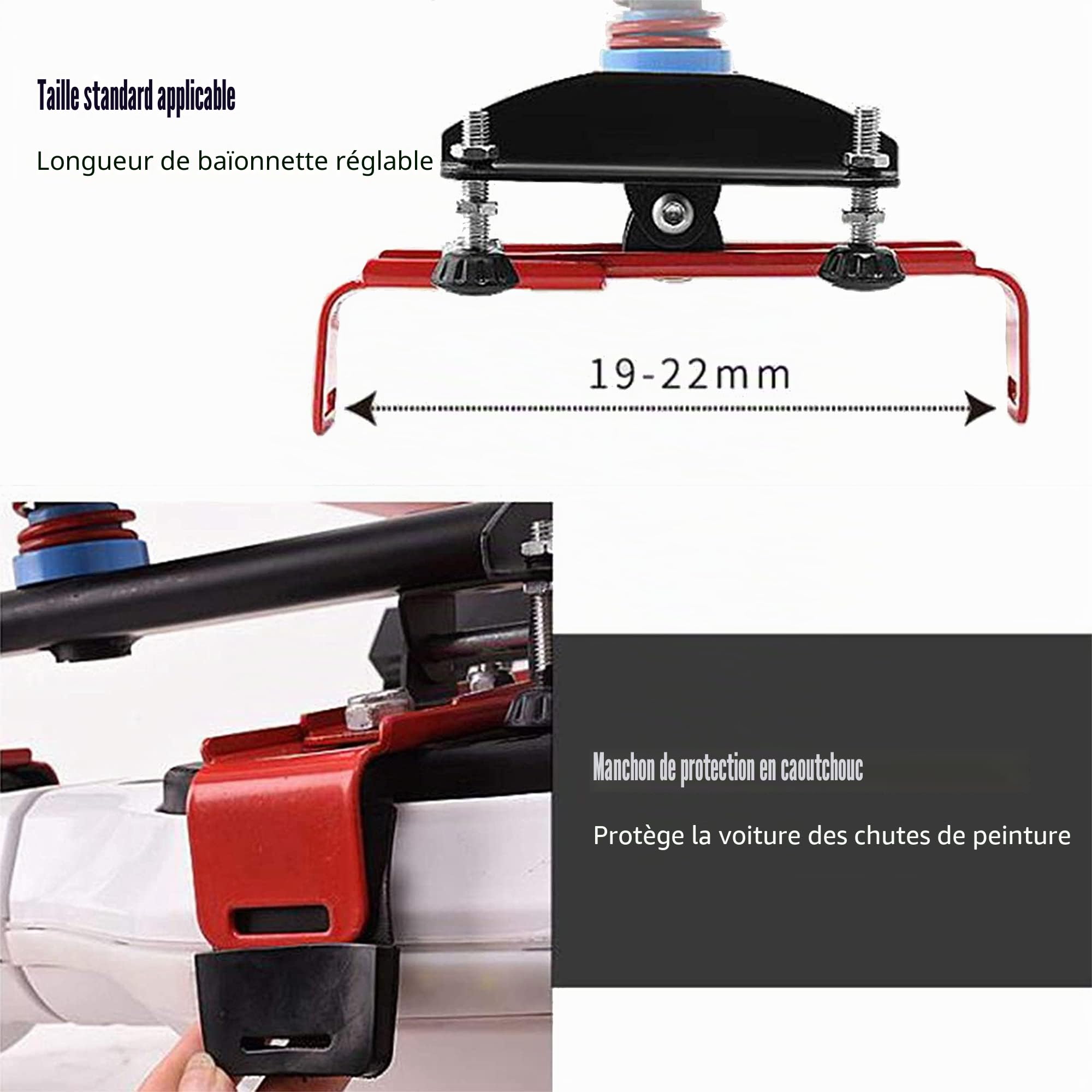 TGHY Kart Hoverboard Kit de Conversion pour Karting pour Scooter Electrique Auto-Equilibré Cadre Réglable Siège Baquet Hoverkart Double Amortisseur Convient Aux Hoverboard 6,5" 8" et 10"