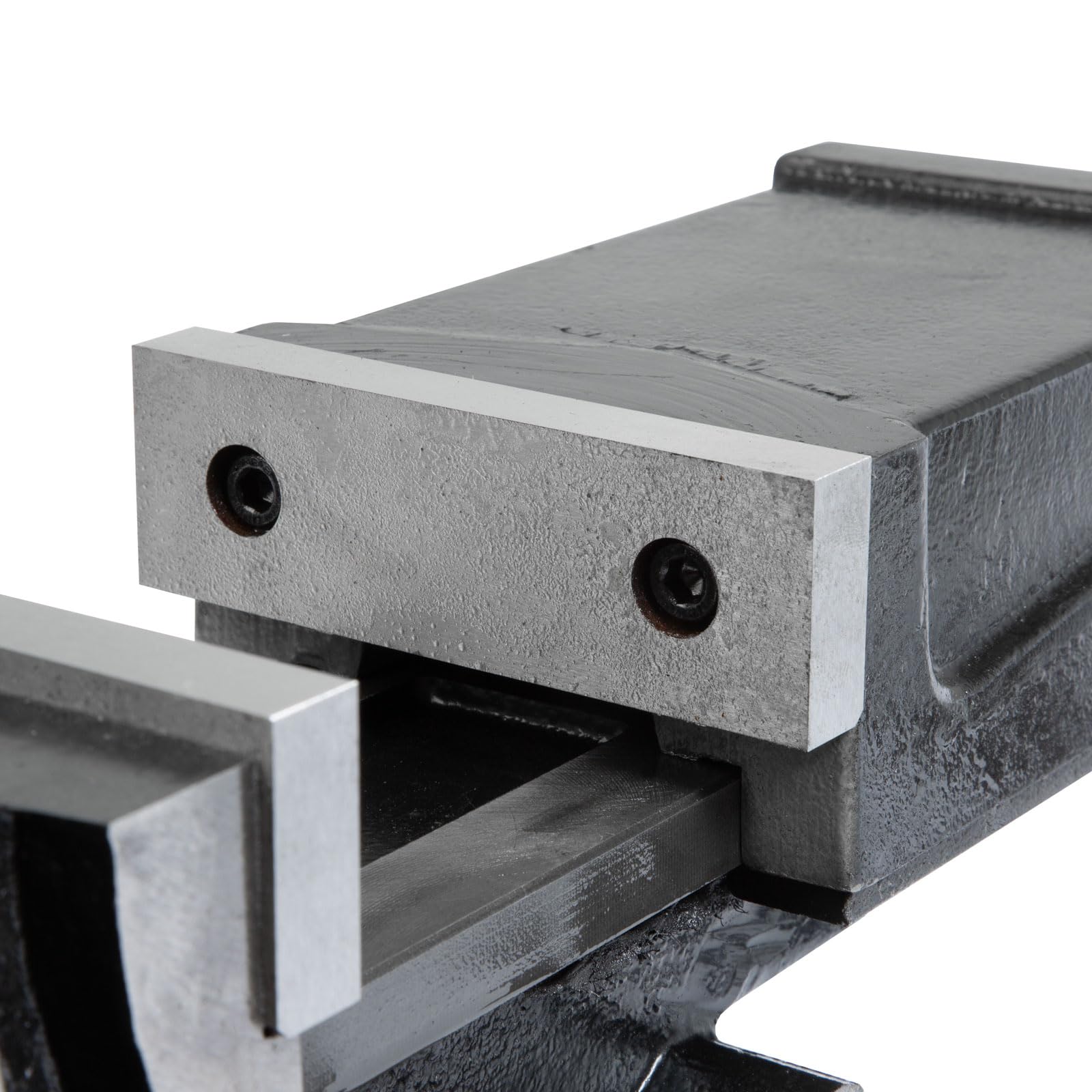 EBERTH Etau de machine rotatif et basculant en acier moulé, Max. Largeur de serrage 80mm, largeur des mors 100mm, étau pour perceuse, étau pour perceuse, basculant de 0° à 90°, pivotant à 360