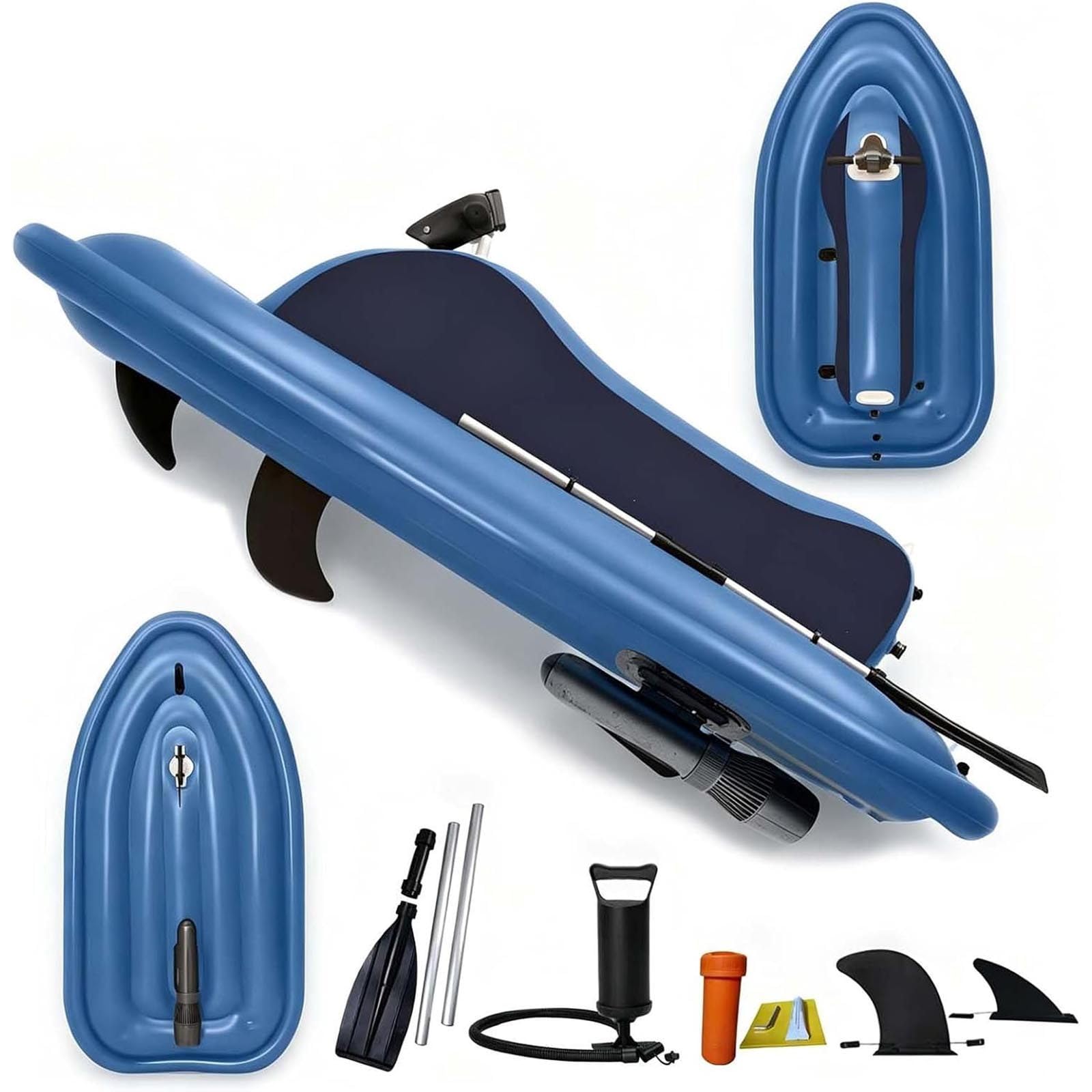 Duxmm 500W Motorized Pool Float And Underwater Scooter, 3-In-1 Watercraft -16000Mah