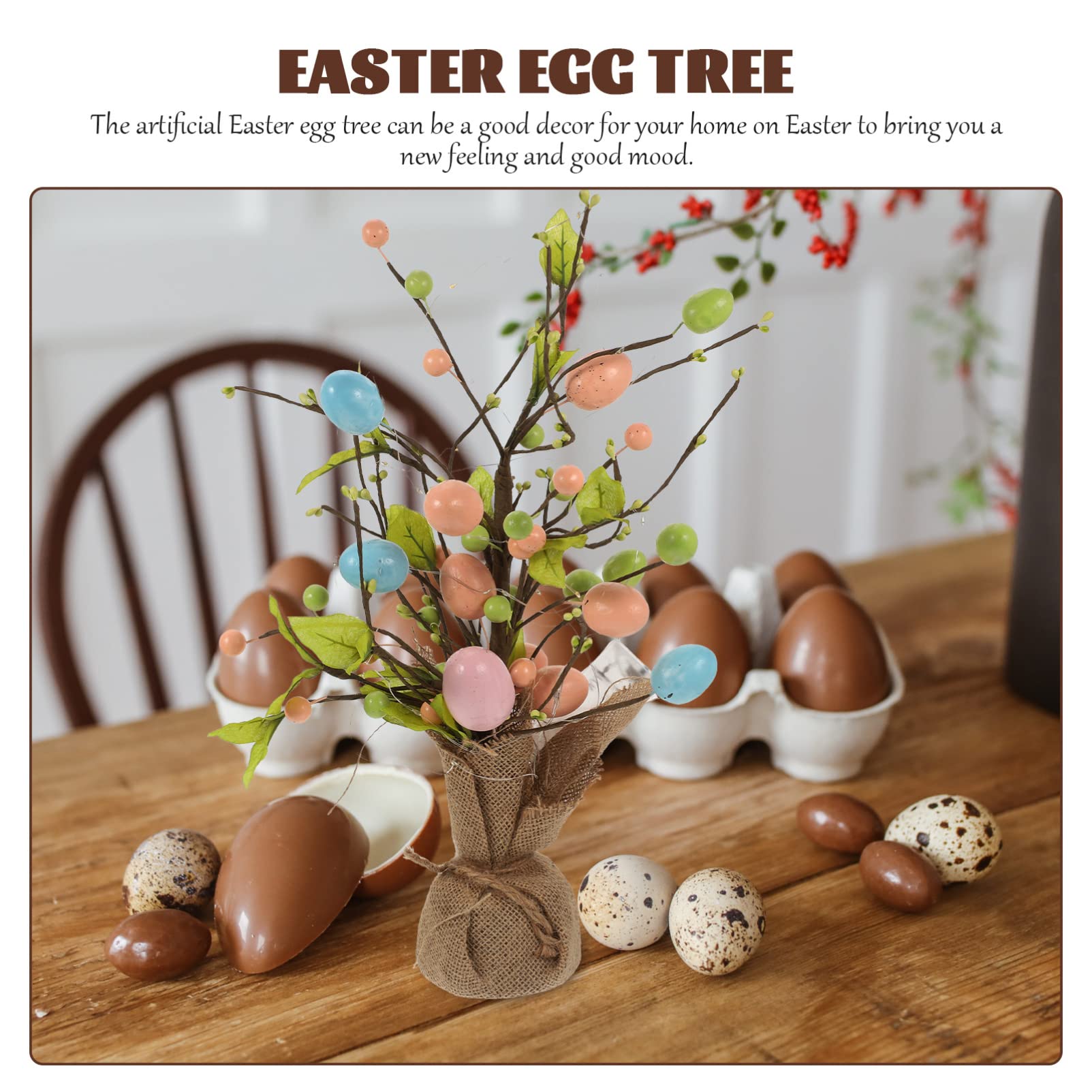 PRETYZOOM Decorazioni Per Lalbero Di Pasqua 2 Pezzi Ornamento Realistico Per Lalbero Decorazioni Pasquali Illuminate A Led Per Ragazzi E Ragazze