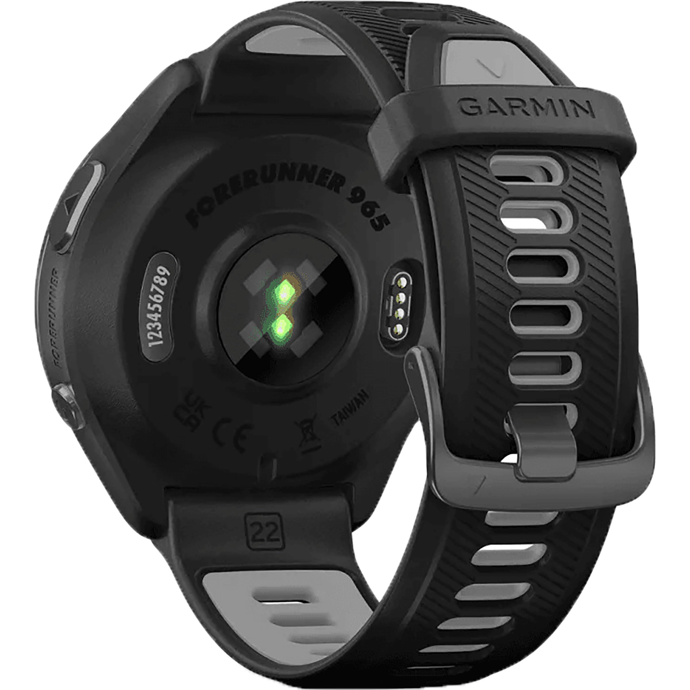 Garmin Unisex Forerunner® 965 DLC Titan GPS Uhr, schwarz-hellgrau, OneSize