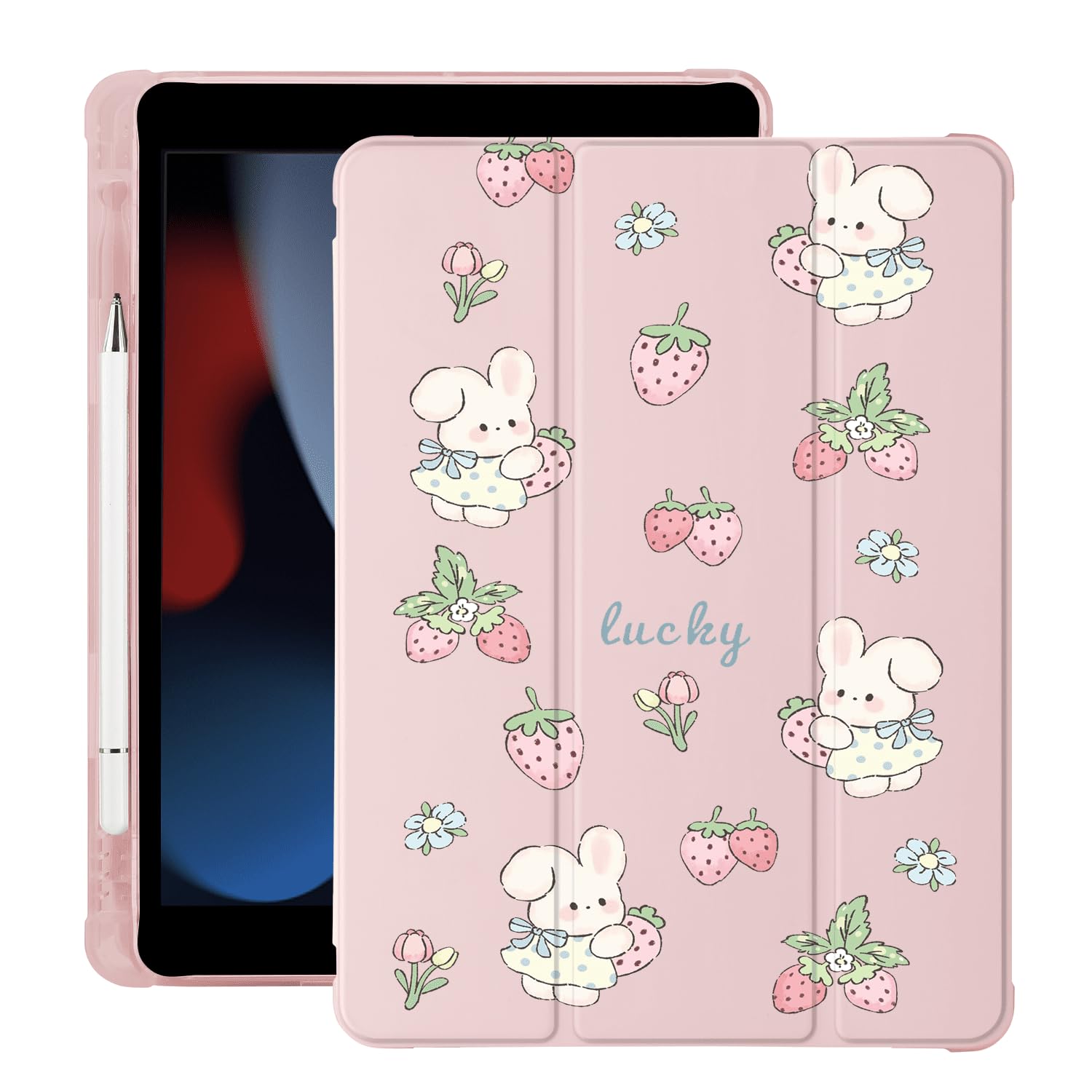 ゆ ipad Amazon.com: Cute Kawaii Bunny Strawberry for iPad Pro 13