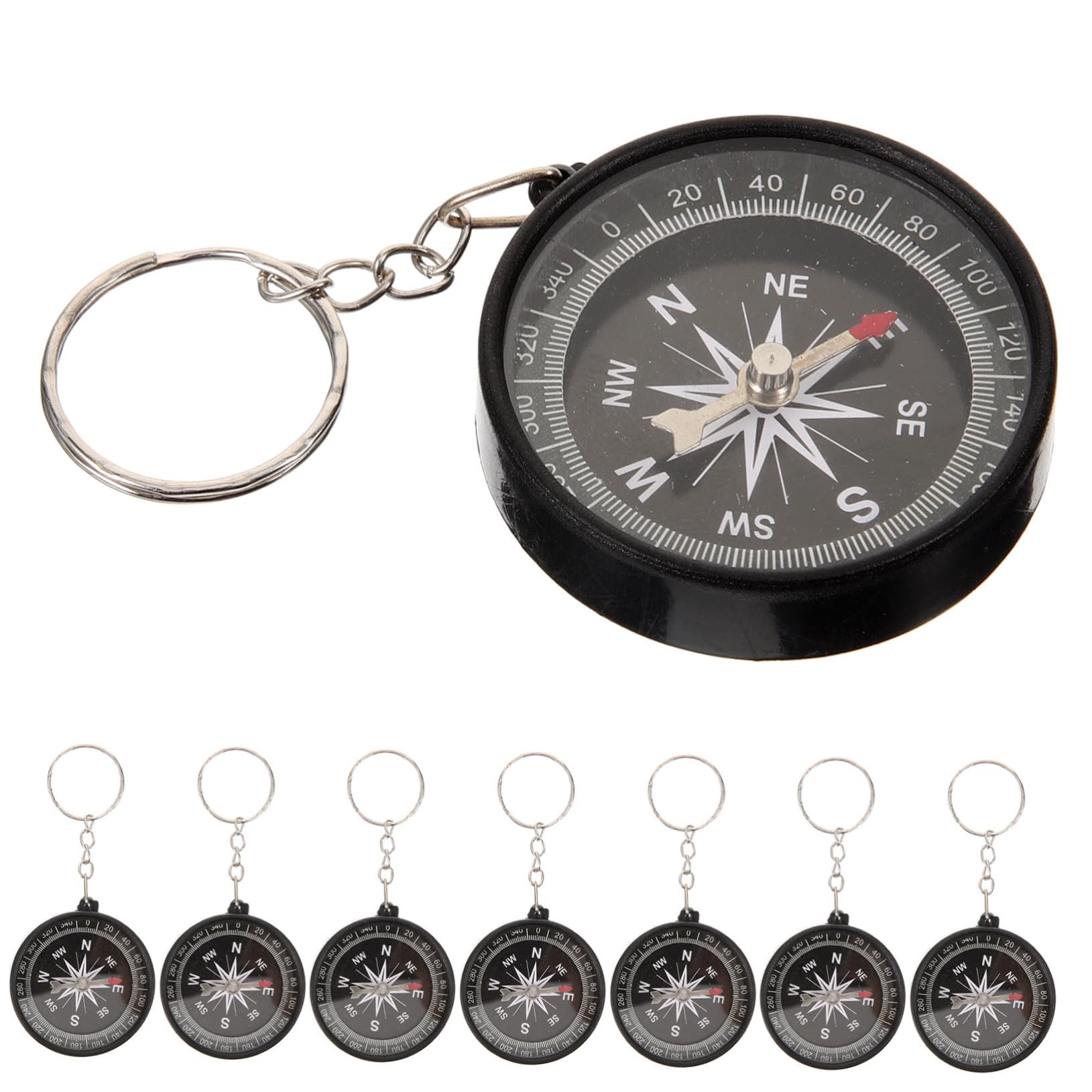 Happyyami Keychain Set of 12 Boys and Girls Jewelry Pirate Key Ring Silver Party Favor Perfect for Christmas