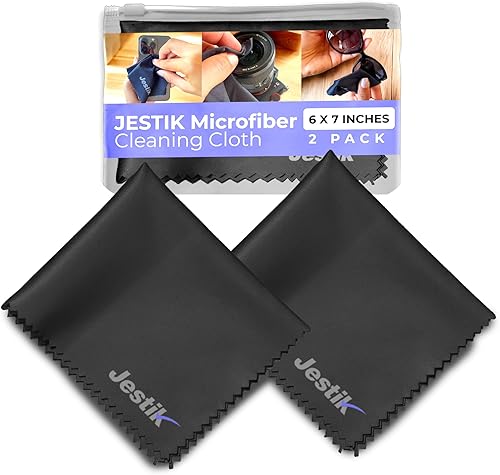 Jestik Paños de limpieza de lentes de microfibra, paño de limpieza de microfibra de primera calidad para lentes, toallitas limpiadoras de lentes
