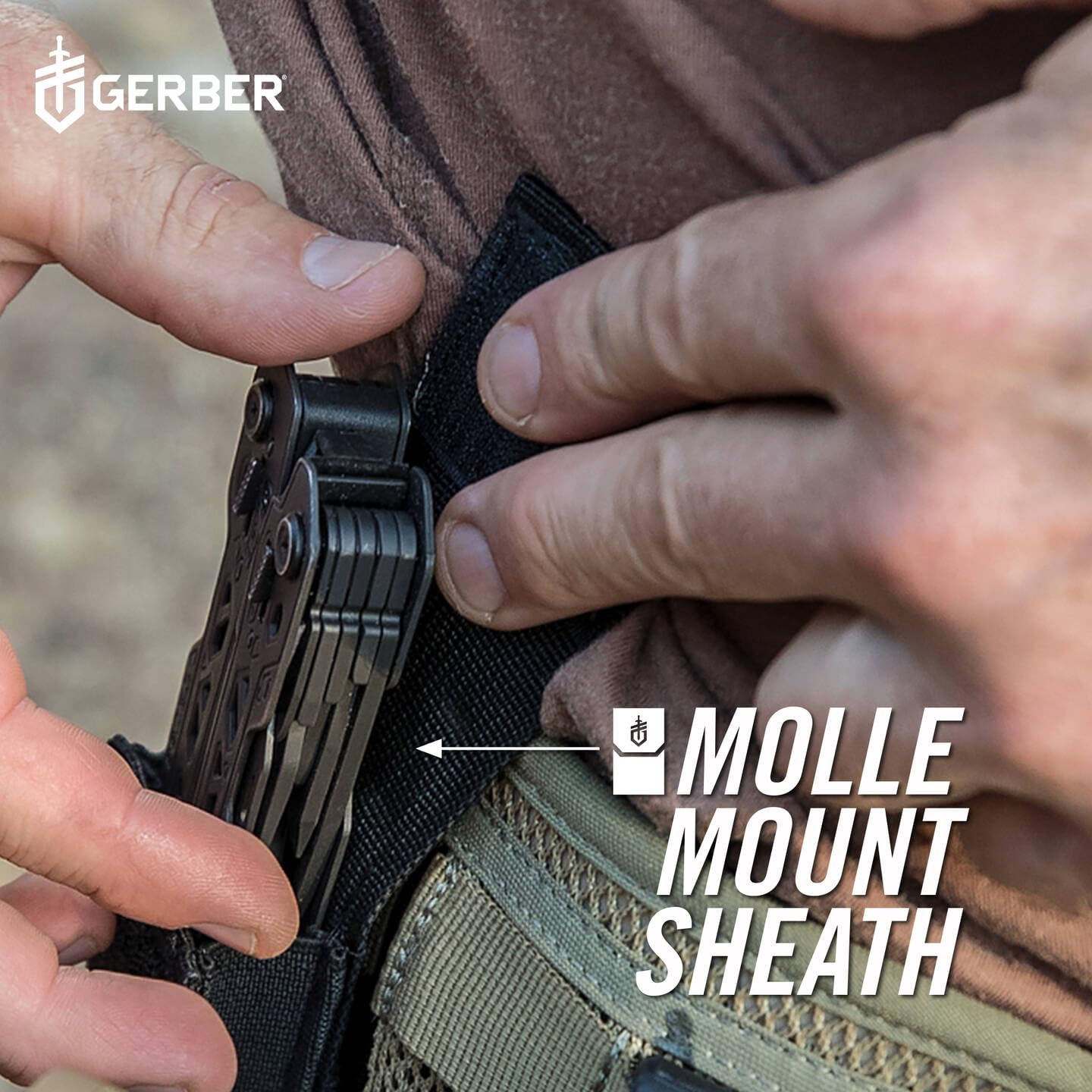 Gerber Herramienta multifunción con funda de nailon y 17 funciones, Truss Multi-tool, Negro, 30-001780